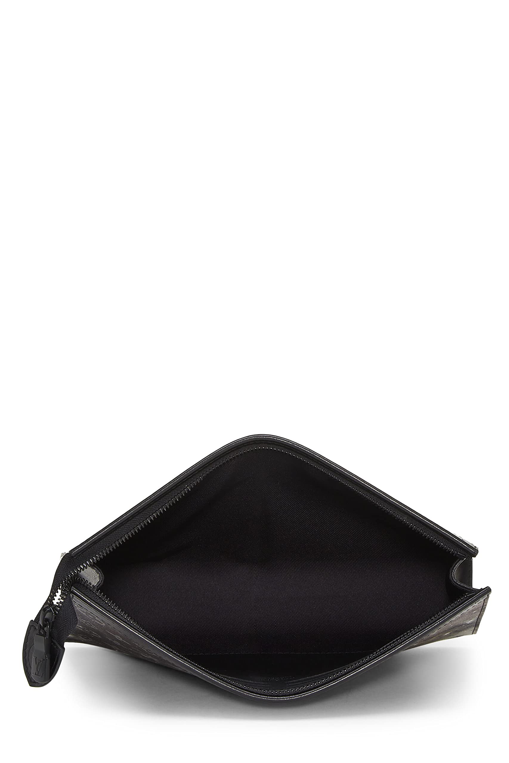 Louis Vuitton,  Black Monogram Galaxy Pochette Voyage MM, Black
