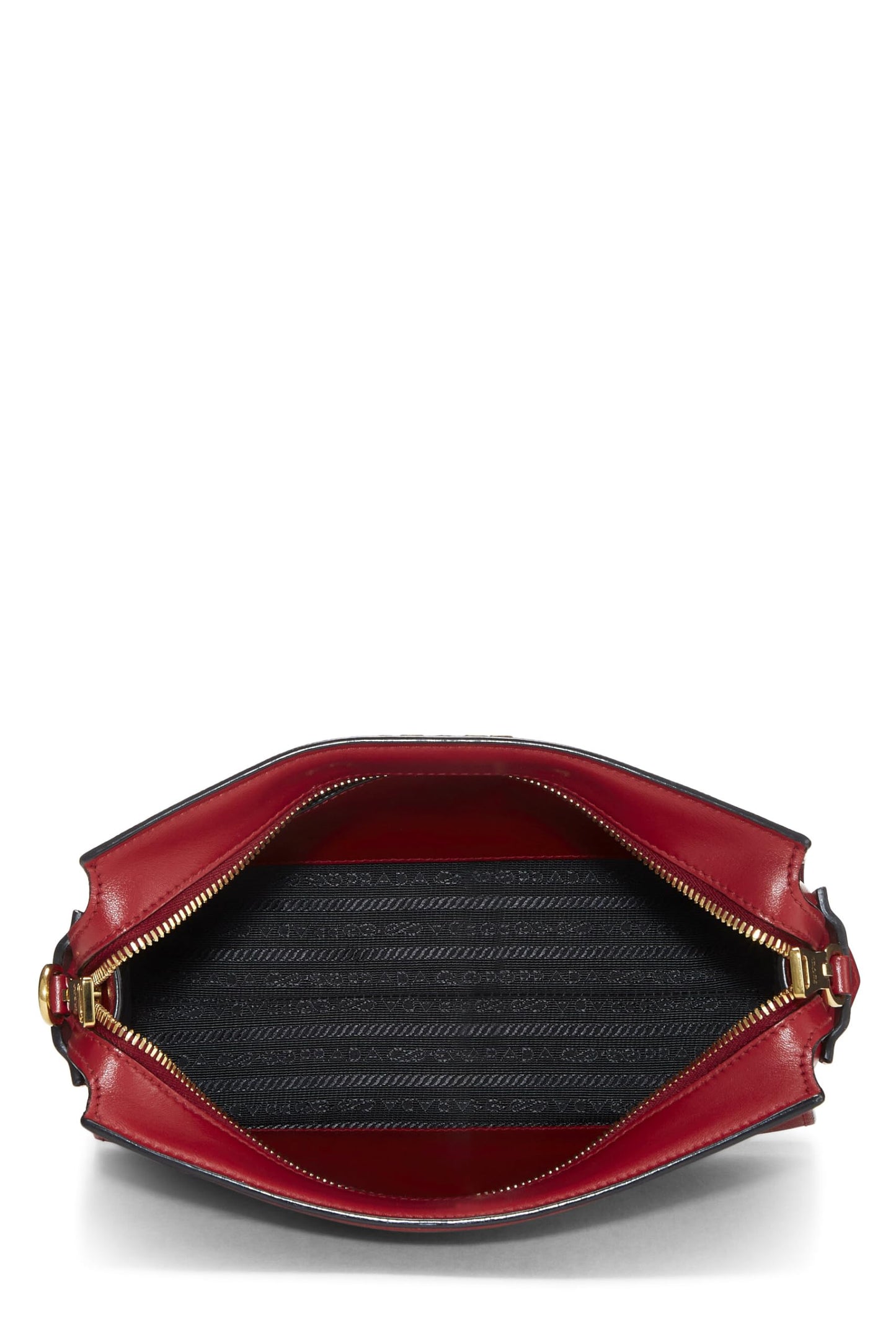 Prada Esplanade Crossbody Saffiano Red Crossbody Bag