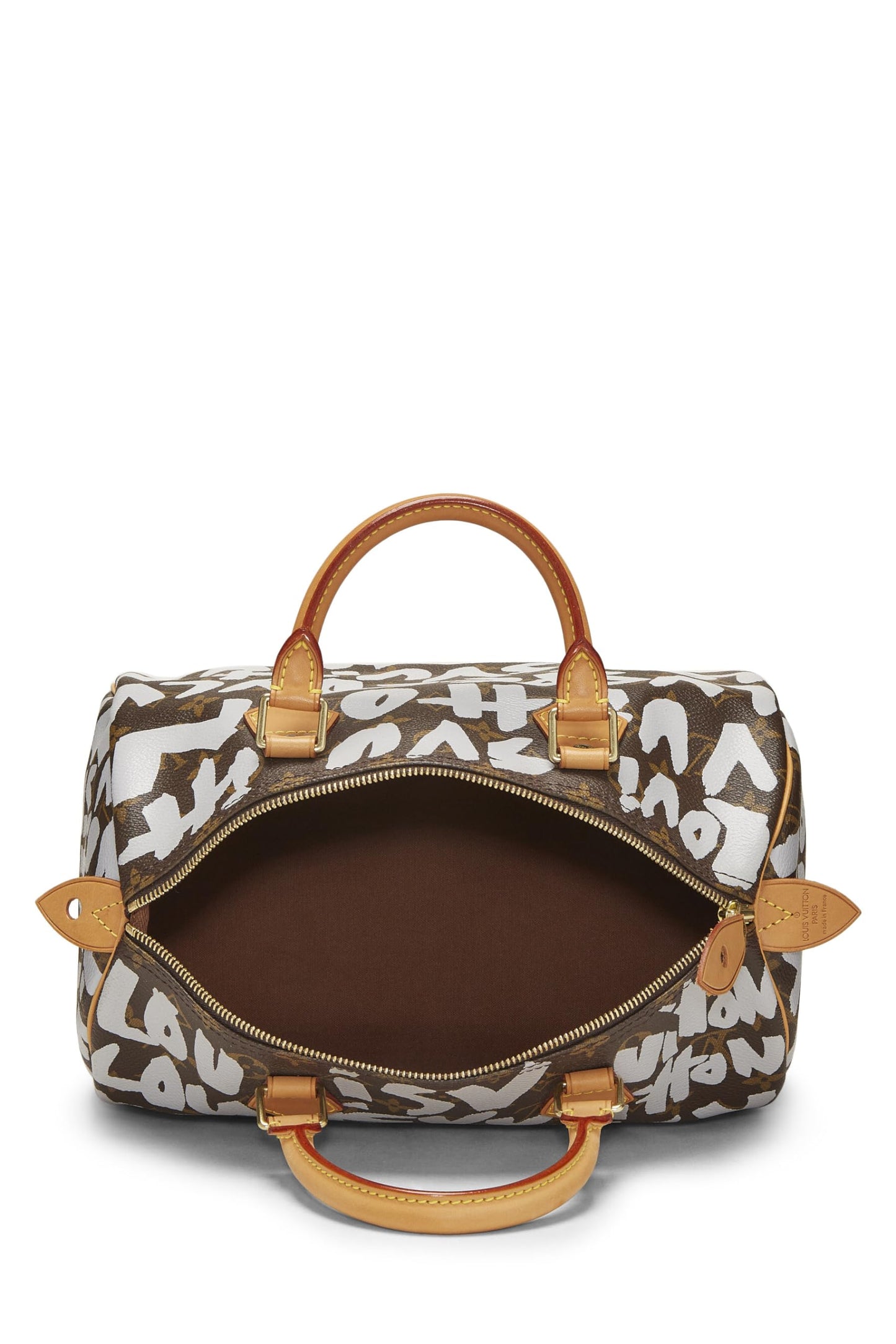 Louis Vuitton,  Stephen Spro  x Louis Vuitton Monogram Grey Graffiti Speedy 30, Grey
