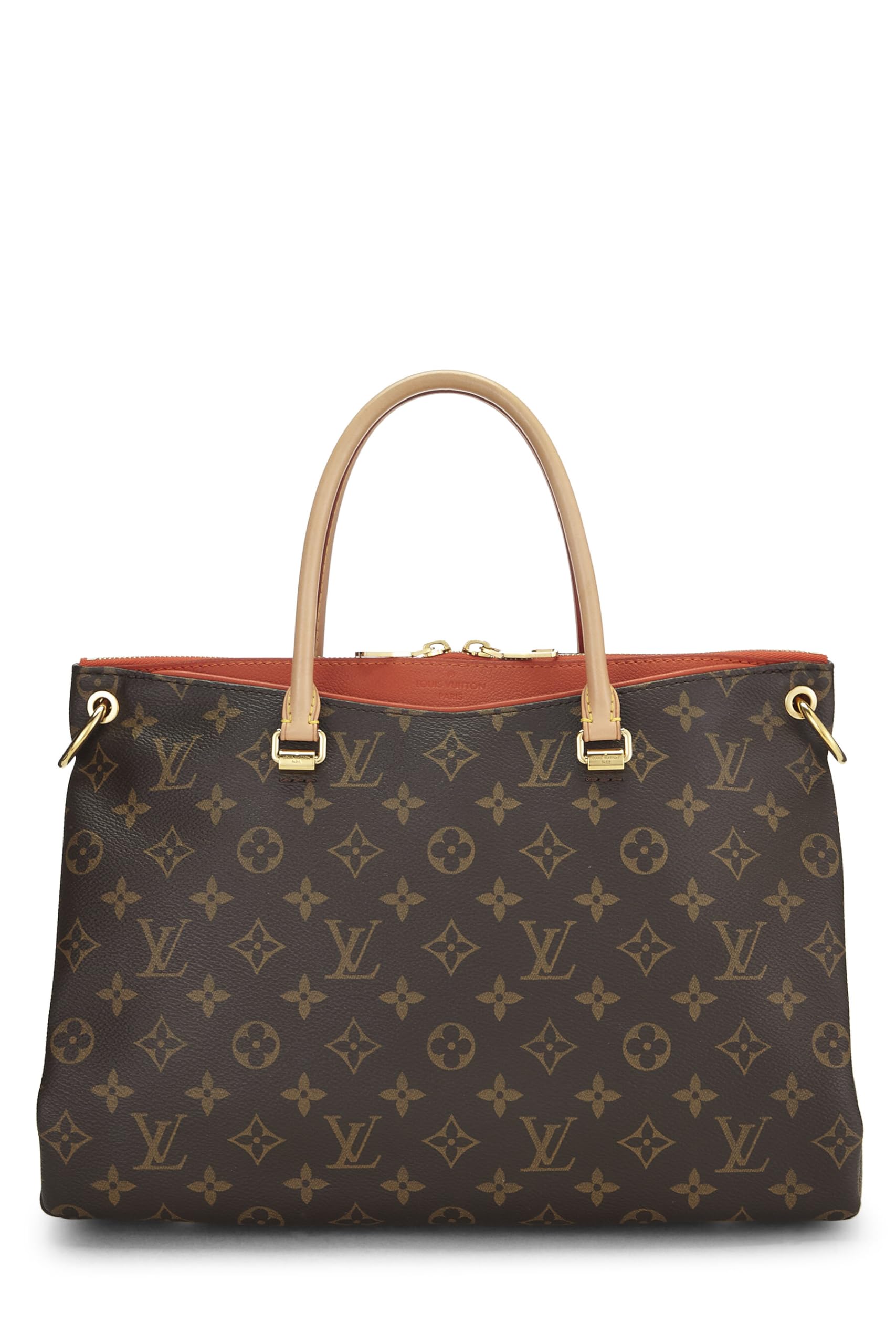 Louis Vuitton,  Orange Monogram Canvas Pallas, Orange