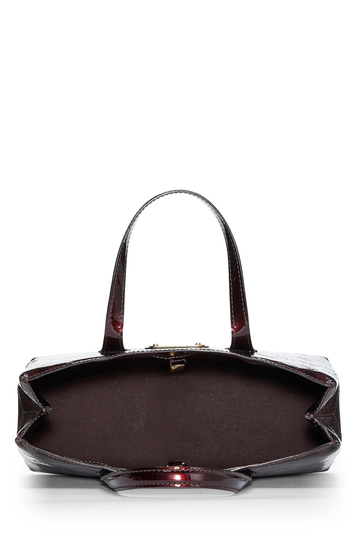 Louis Vuitton,  Purple Monogram Vernis Rayures Wilshire PM, Purple