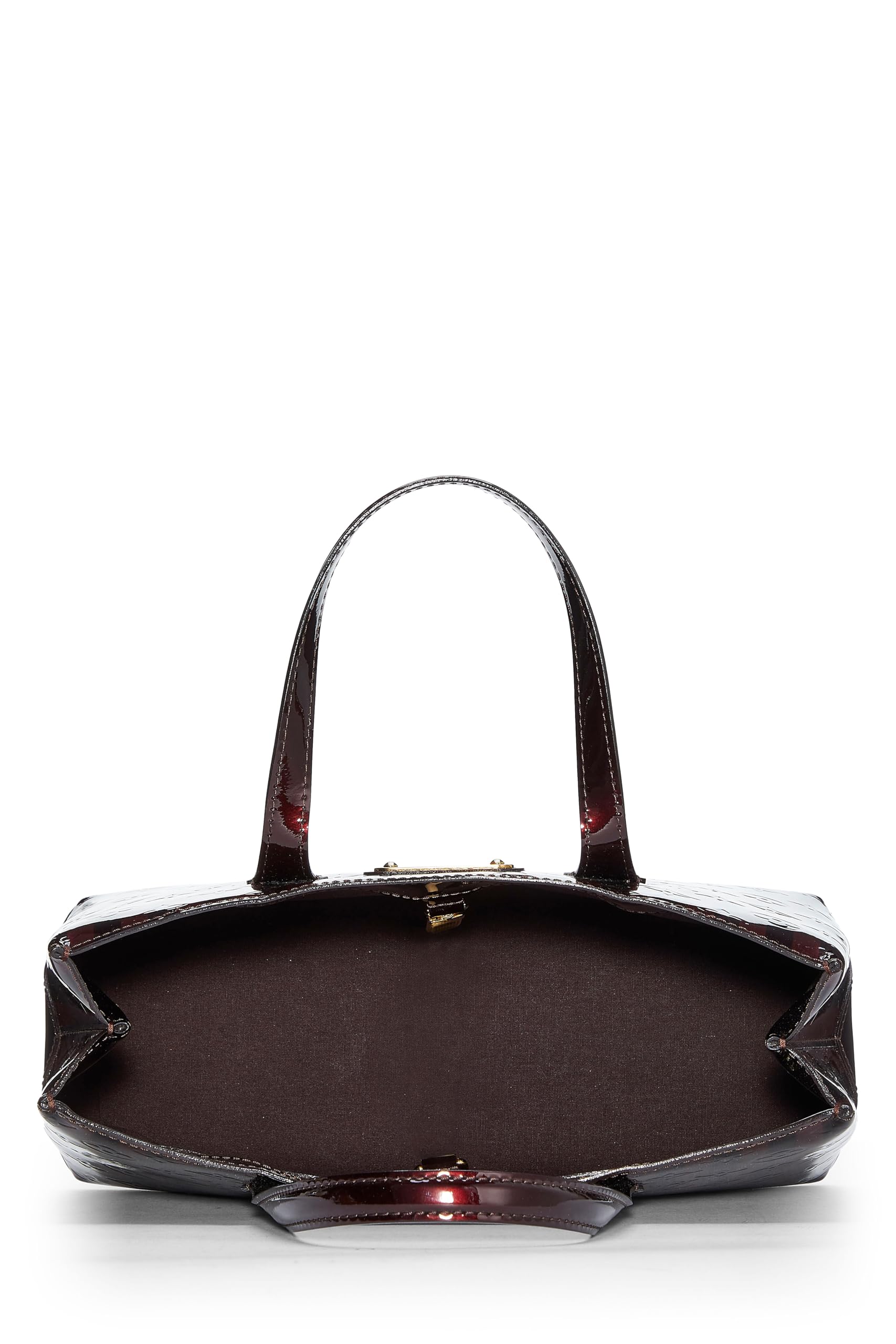 Louis Vuitton,  Purple Monogram Vernis Rayures Wilshire PM, Purple