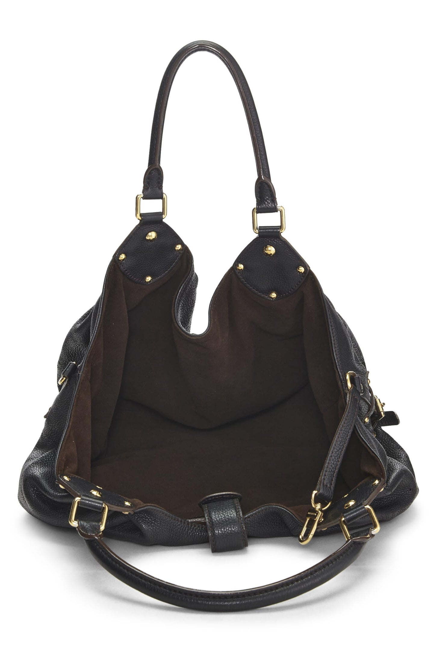Louis Vuitton,  Black Monogram Mahina Large, Black