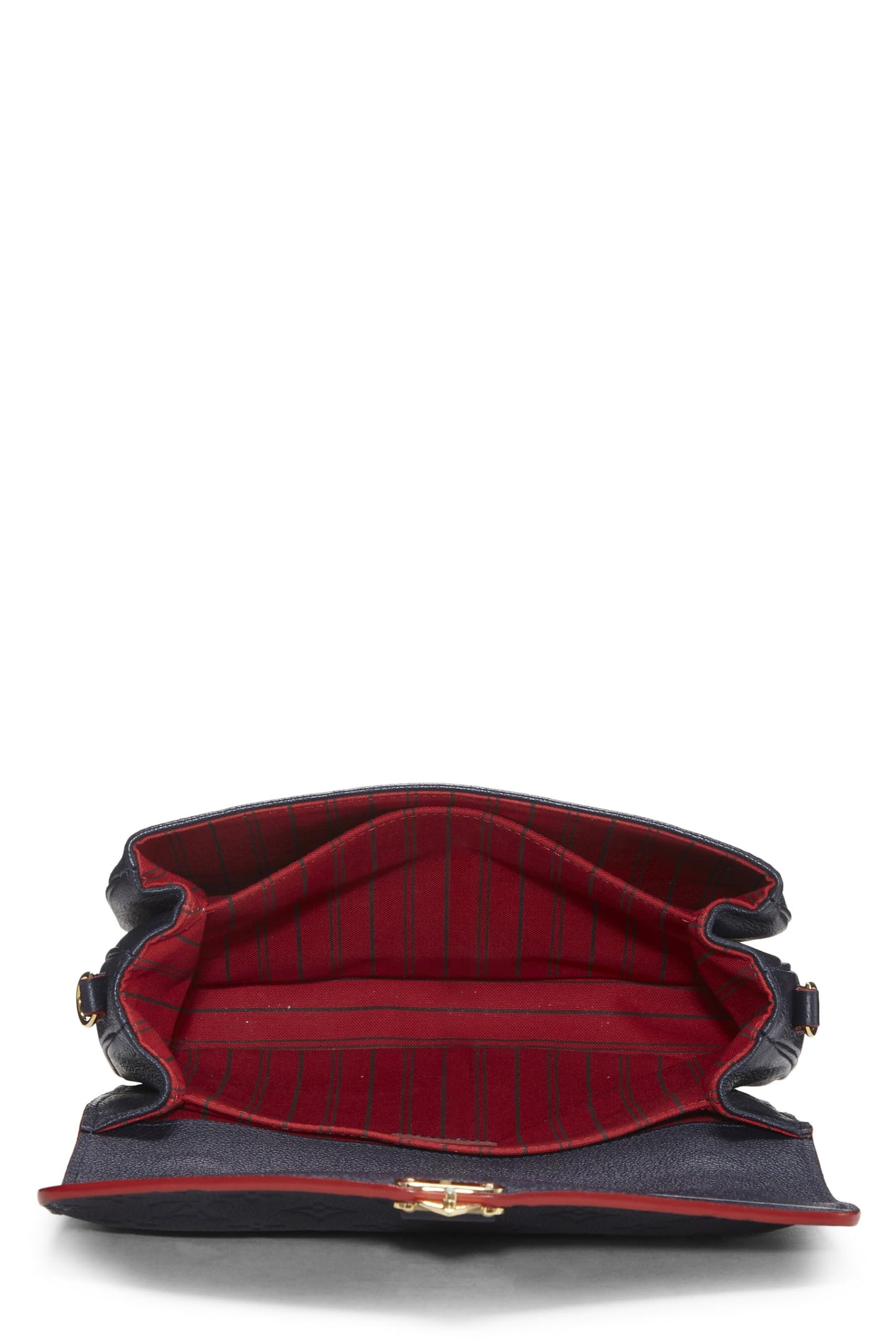 Louis Vuitton,  Bleu Infini Monogram Empreinte Pochette Metis, Navy