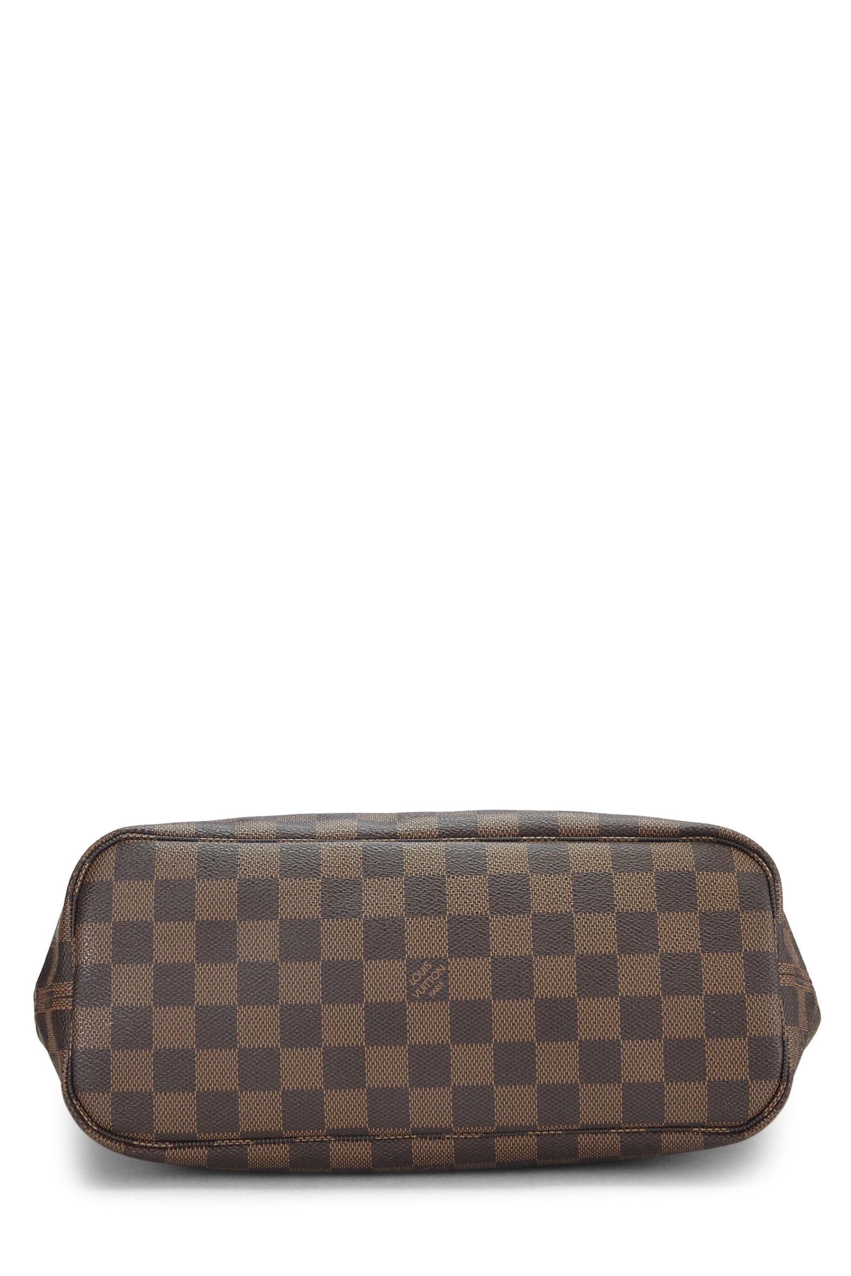 Louis Vuitton,  Damier Ebene Neverfull PM, Brown