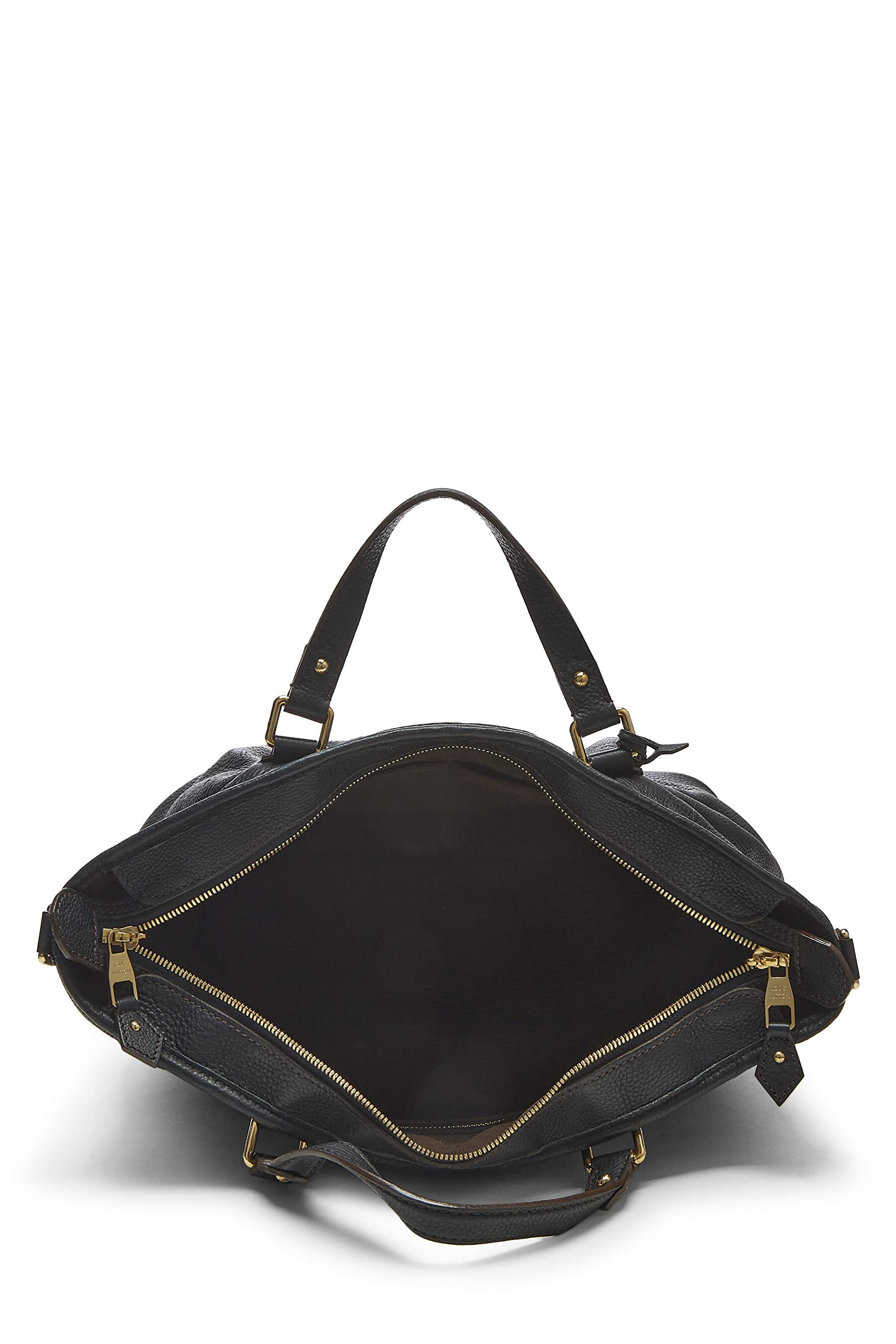 Louis Vuitton,  Black Monogram Mahina Leather Stellar PM, Black