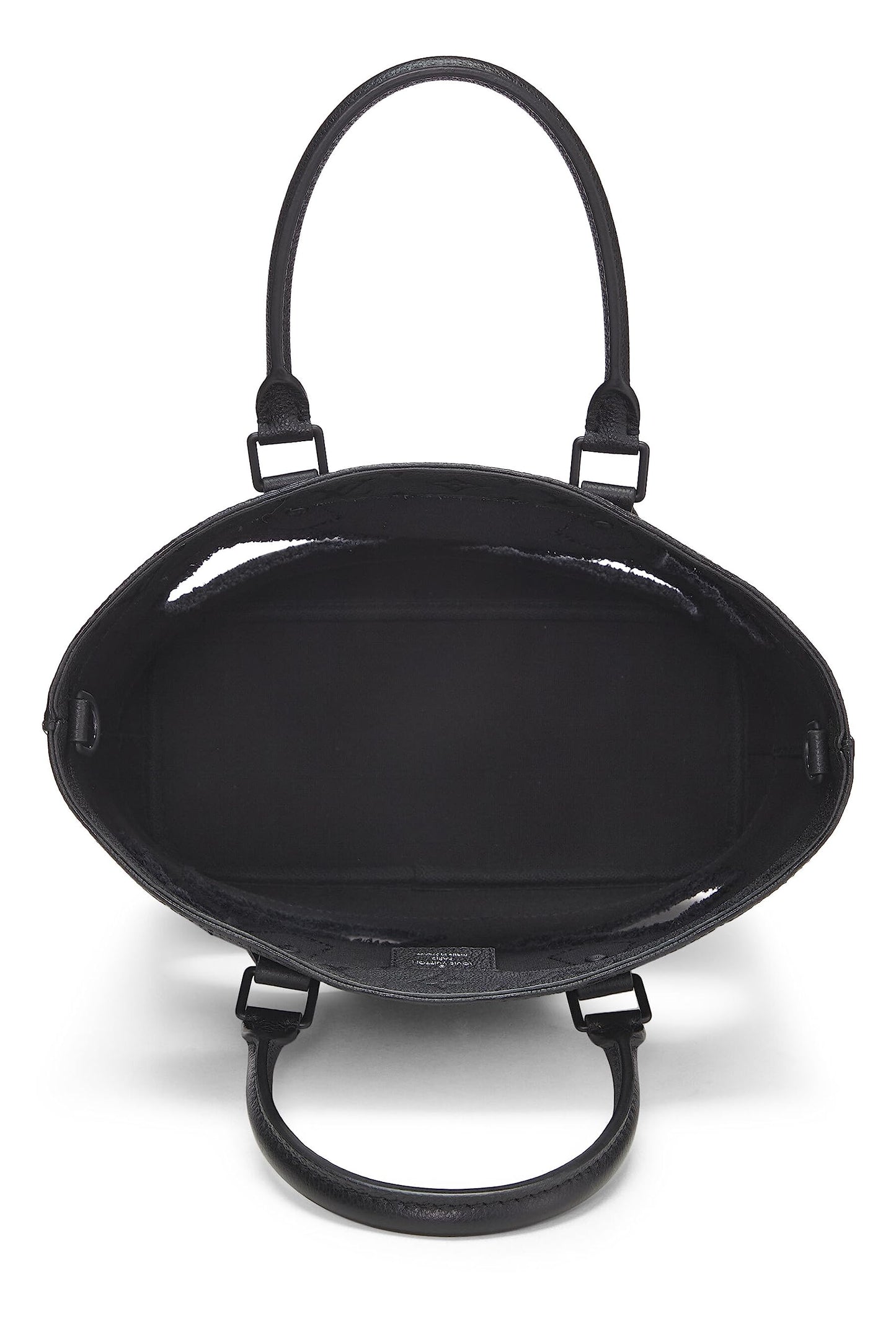 Louis Vuitton,  Comme des Garçons x Louis Vuitton Black Monogram Empreinte Bag with Holes PM, Black