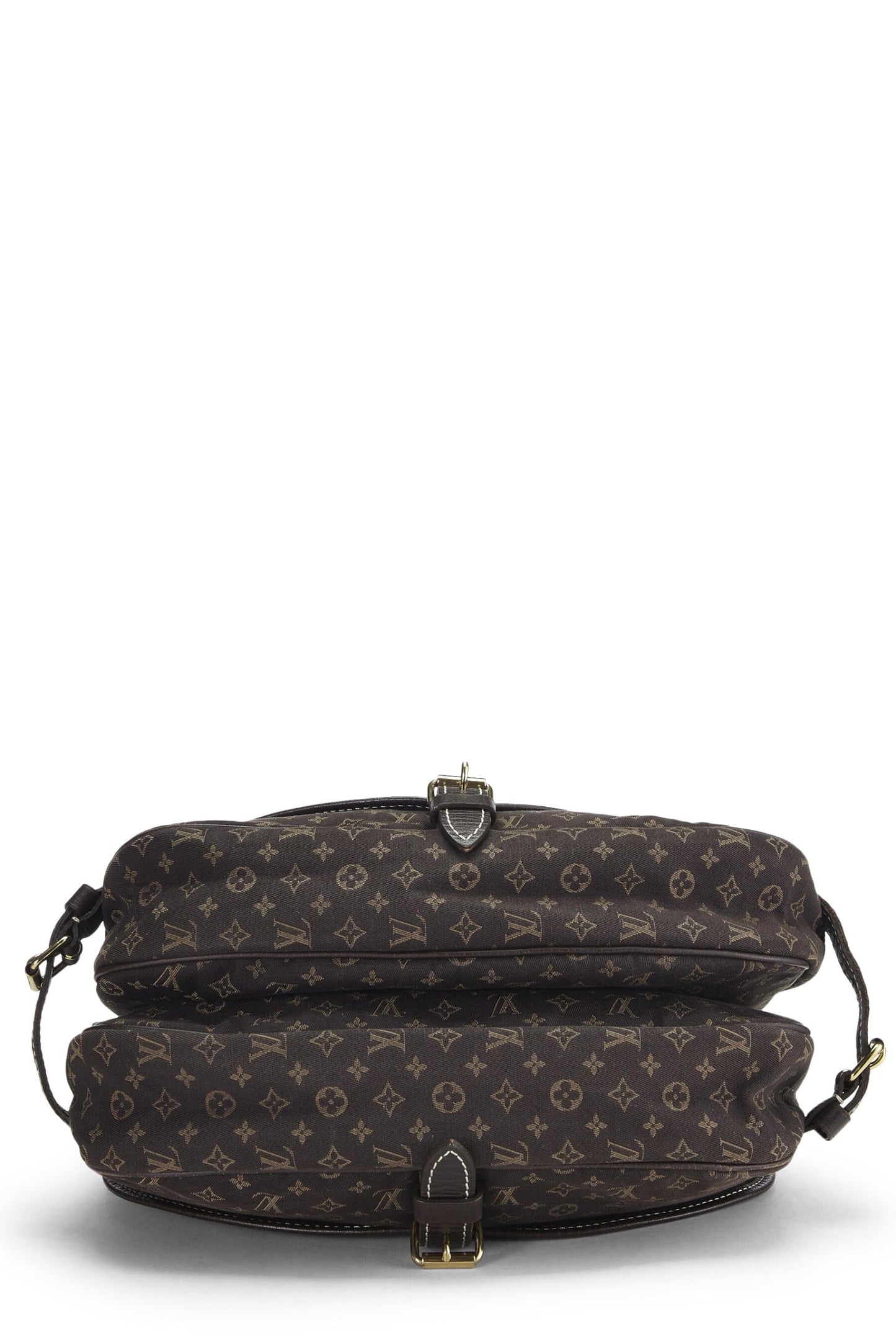 Louis Vuitton,  Brown Monogram Mini Lin Saumur 30, Brown
