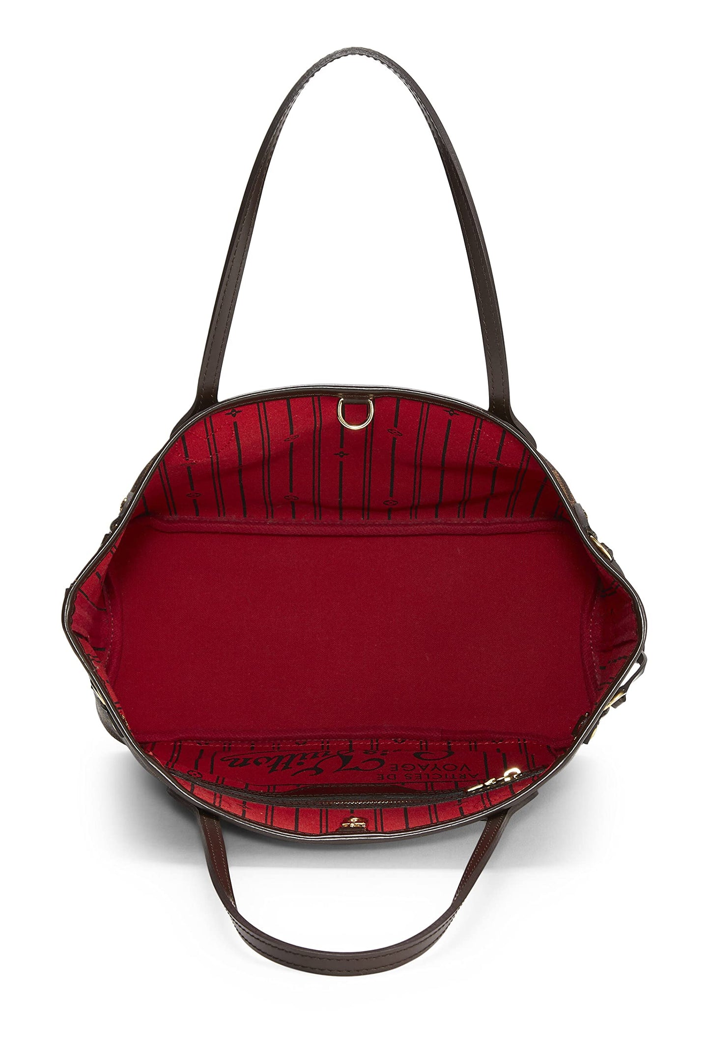 Louis Vuitton,  Damier Ebene Neverfull PM, Brown