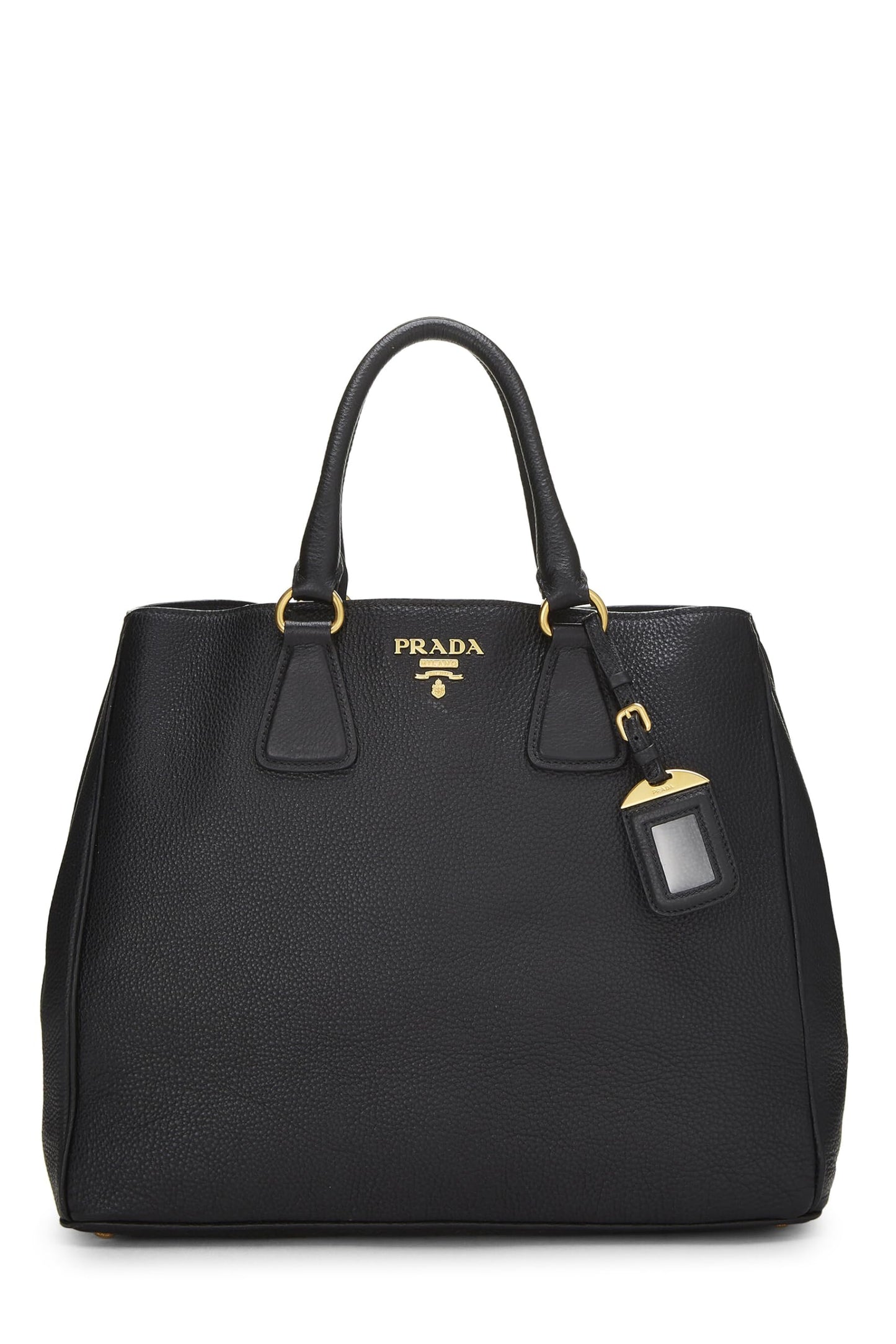 Prada Daino Convertible Tote Vitello Black Tote Bag Convertible Tote Black
