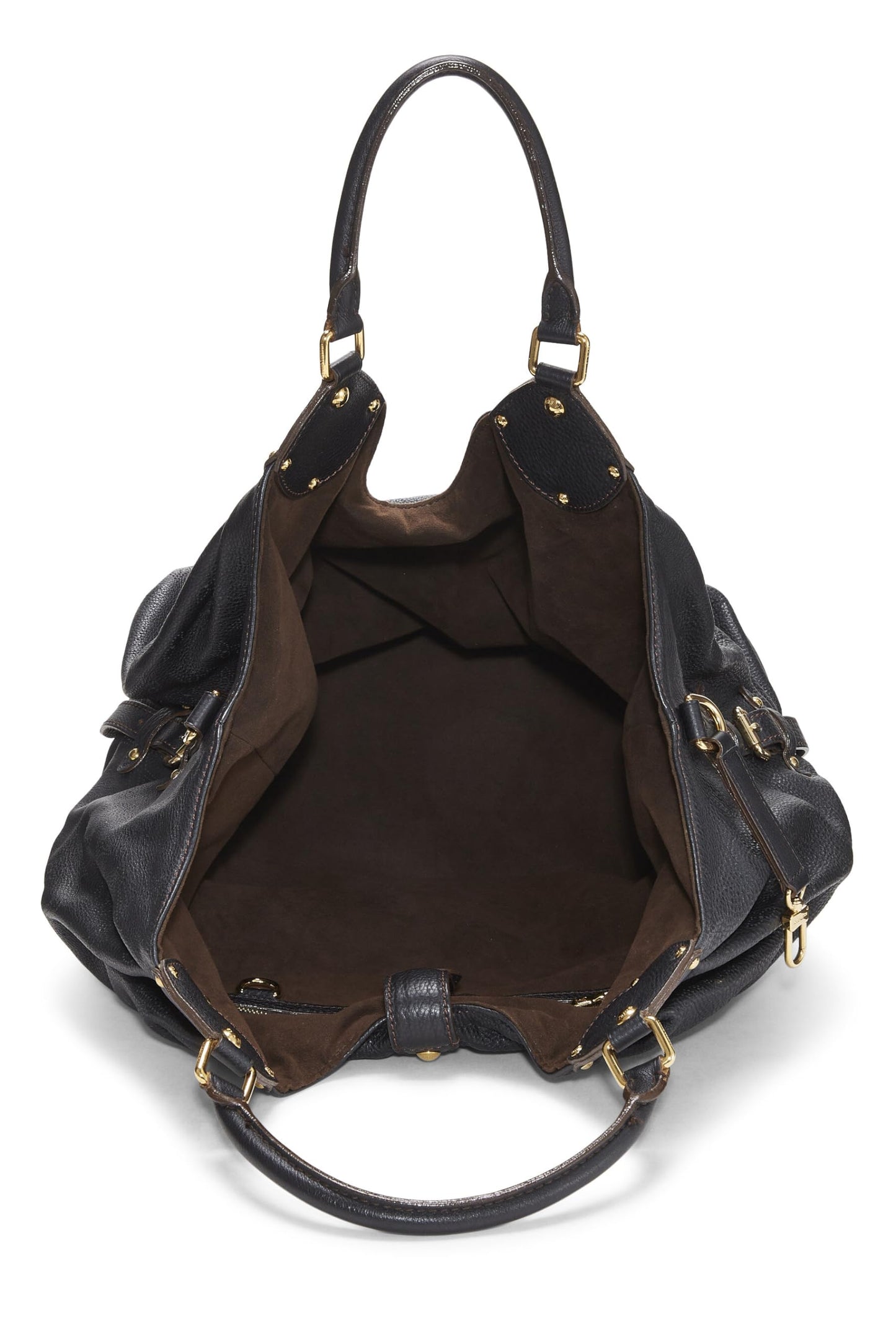 Louis Vuitton,  Black Monogram Mahina XL, Black