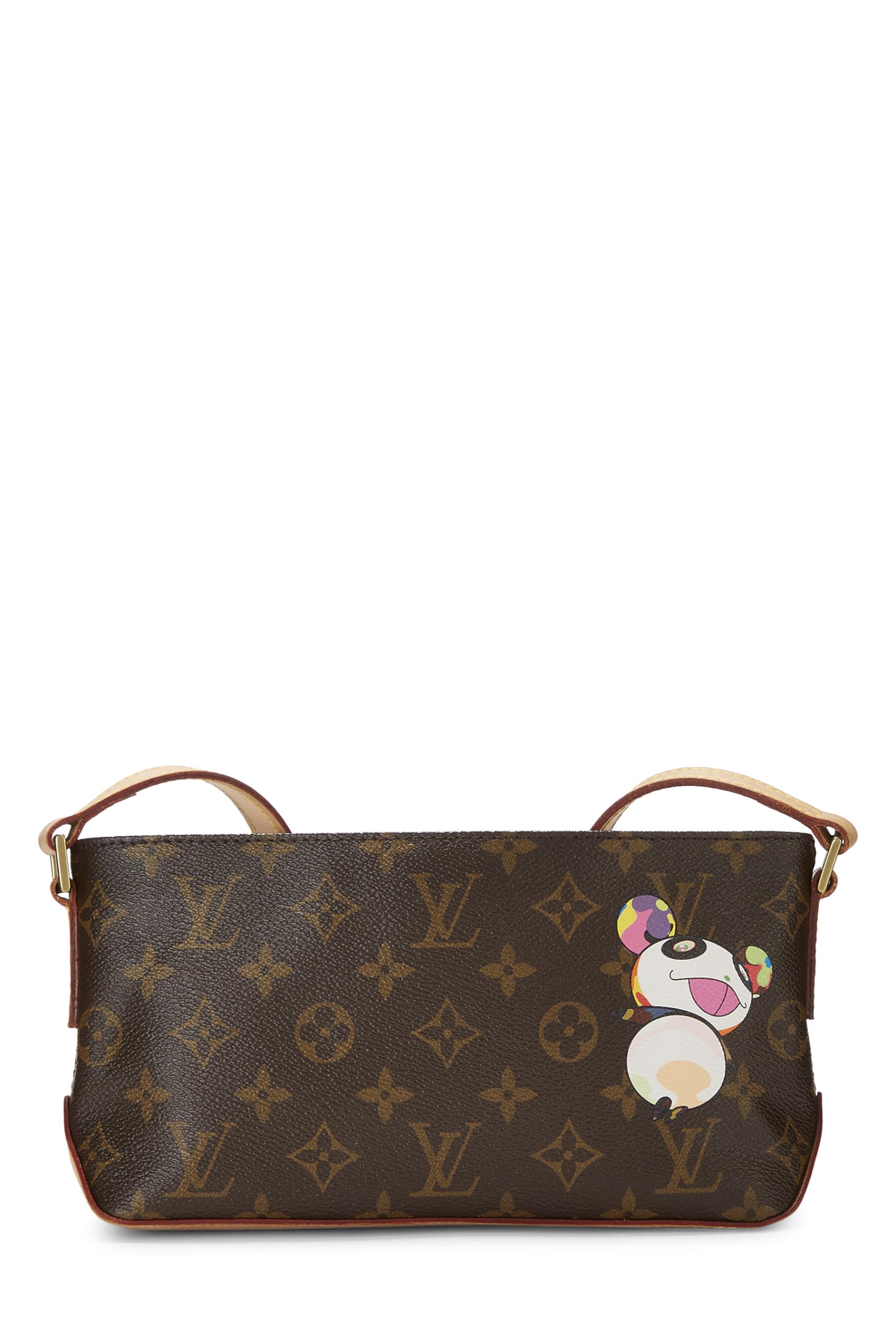Louis Vuitton,  Takashi Murakami x Louis Vuitton Monogram Canvas Panda Trotteur, Brown