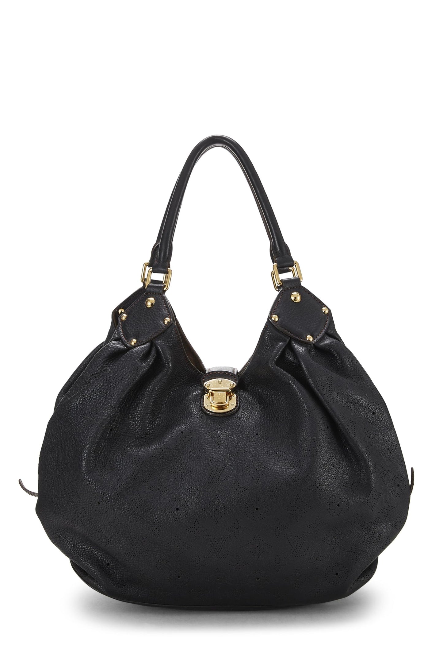 Louis Vuitton,  Black Monogram Mahina Large, Black