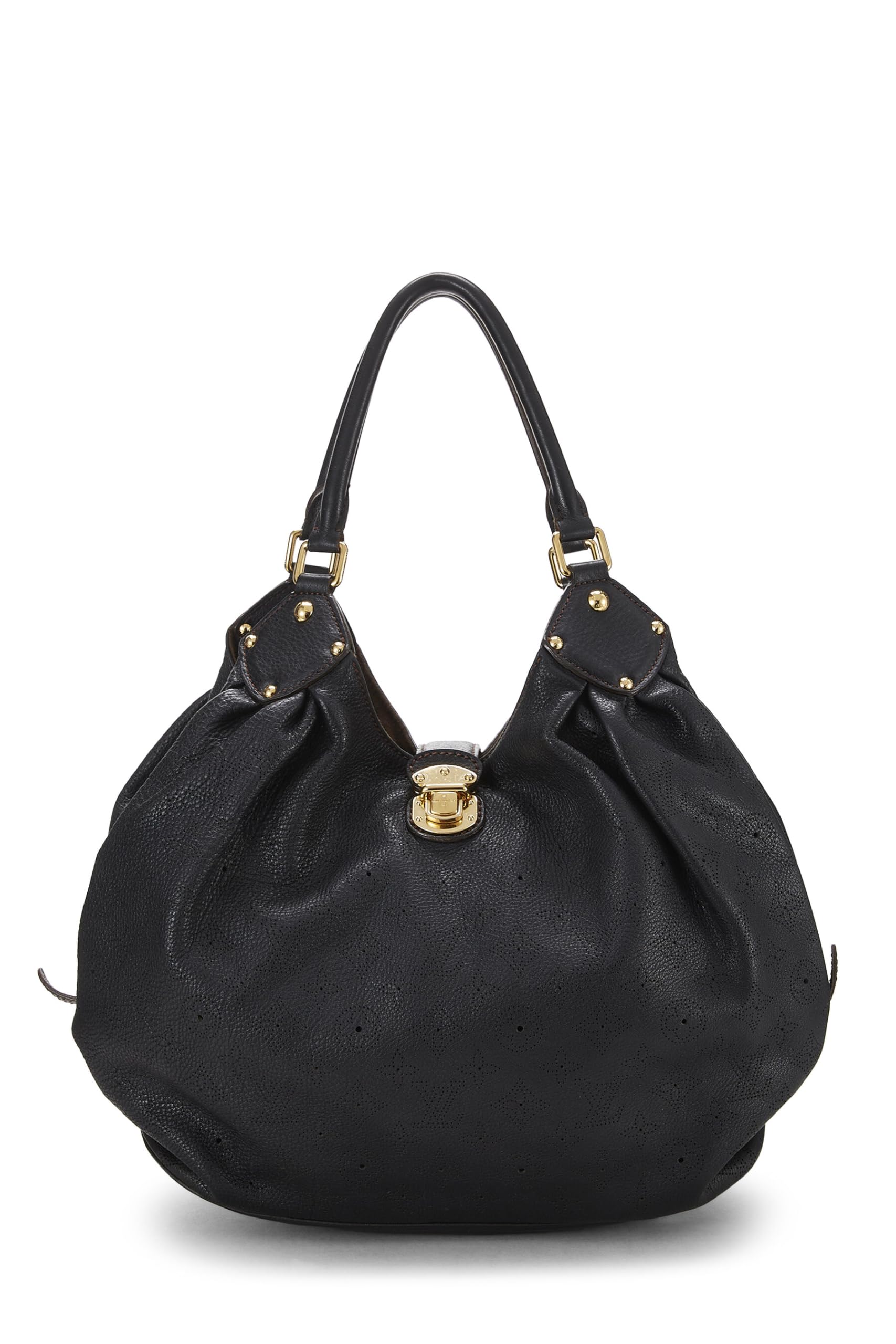 Louis Vuitton,  Black Monogram Mahina Large, Black
