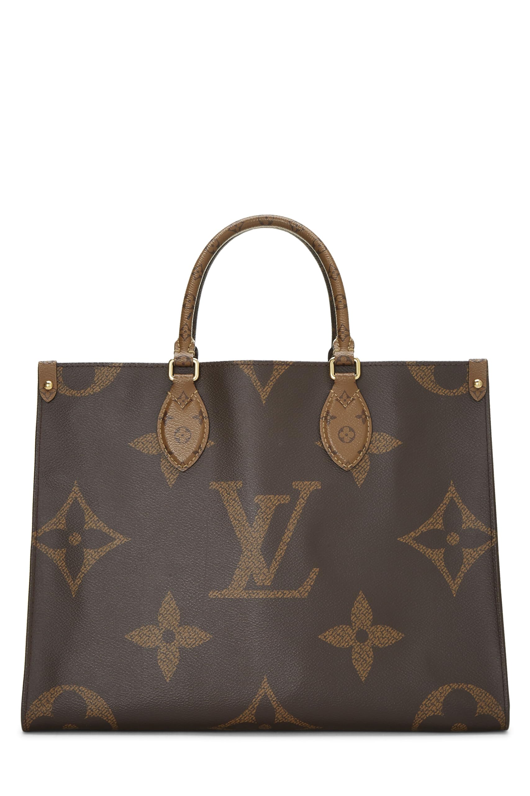 Louis Vuitton,  Brown Giant Monogram On The Go MM, Brown
