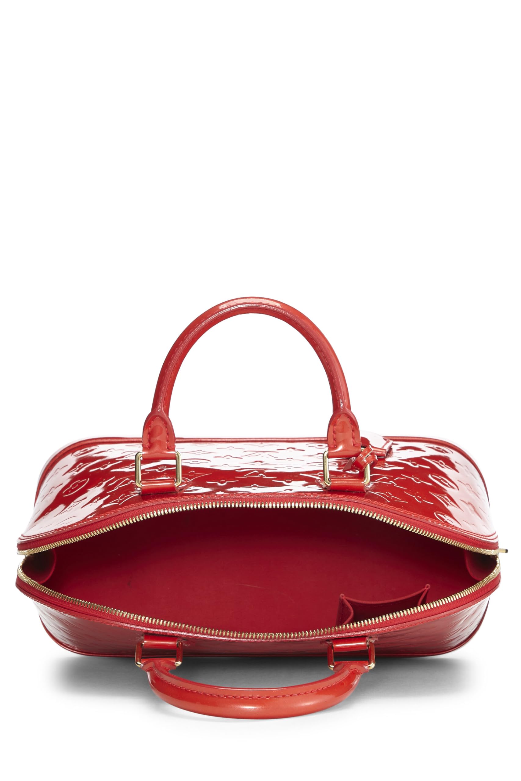 Louis Vuitton,  Orange Sunset Monogram Vernis Alma GM, Orange