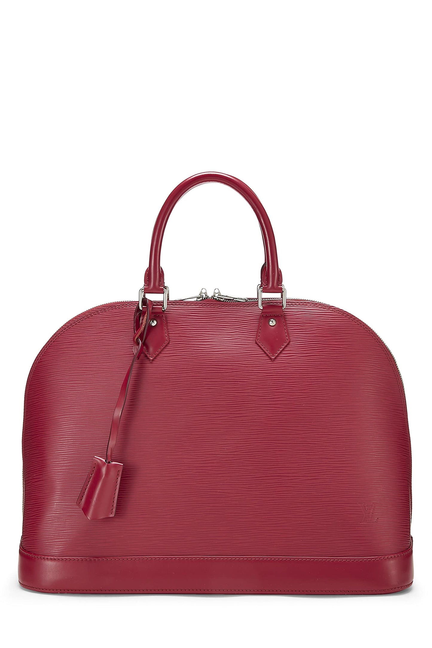 Louis Vuitton,  Burgundy Epi Alma GM, Red