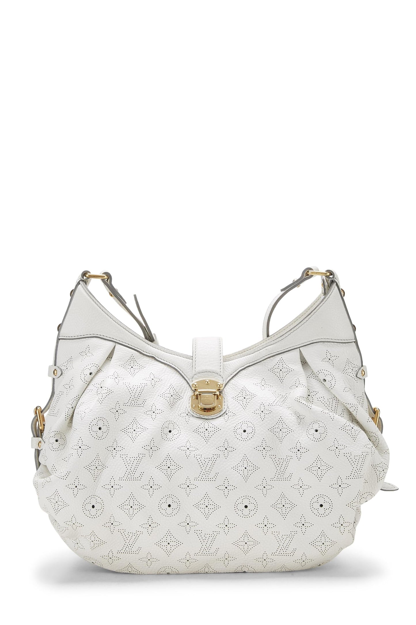 Louis Vuitton,  White Monogram Mahina Leather XS, White