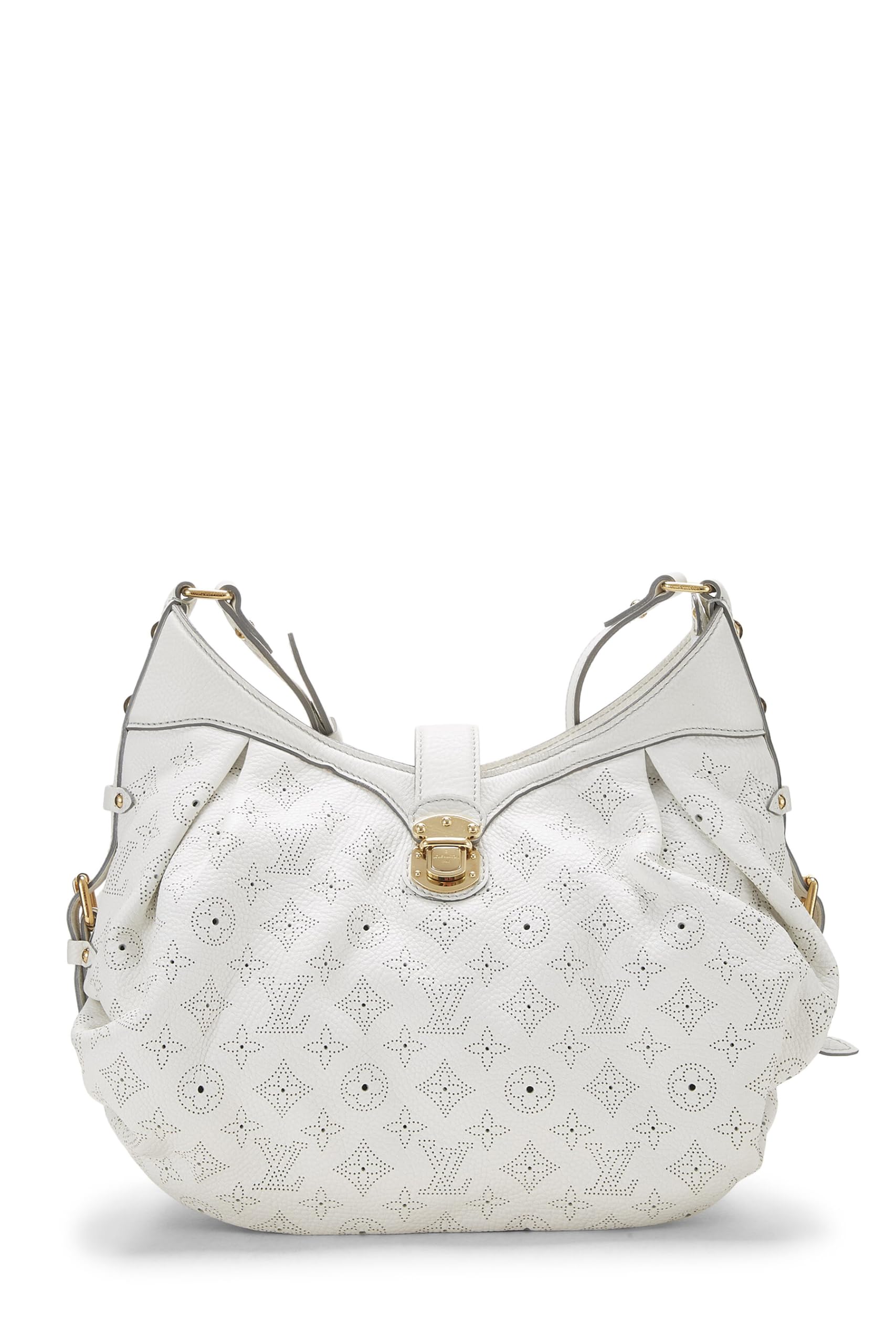 Louis Vuitton,  White Monogram Mahina Leather XS, White