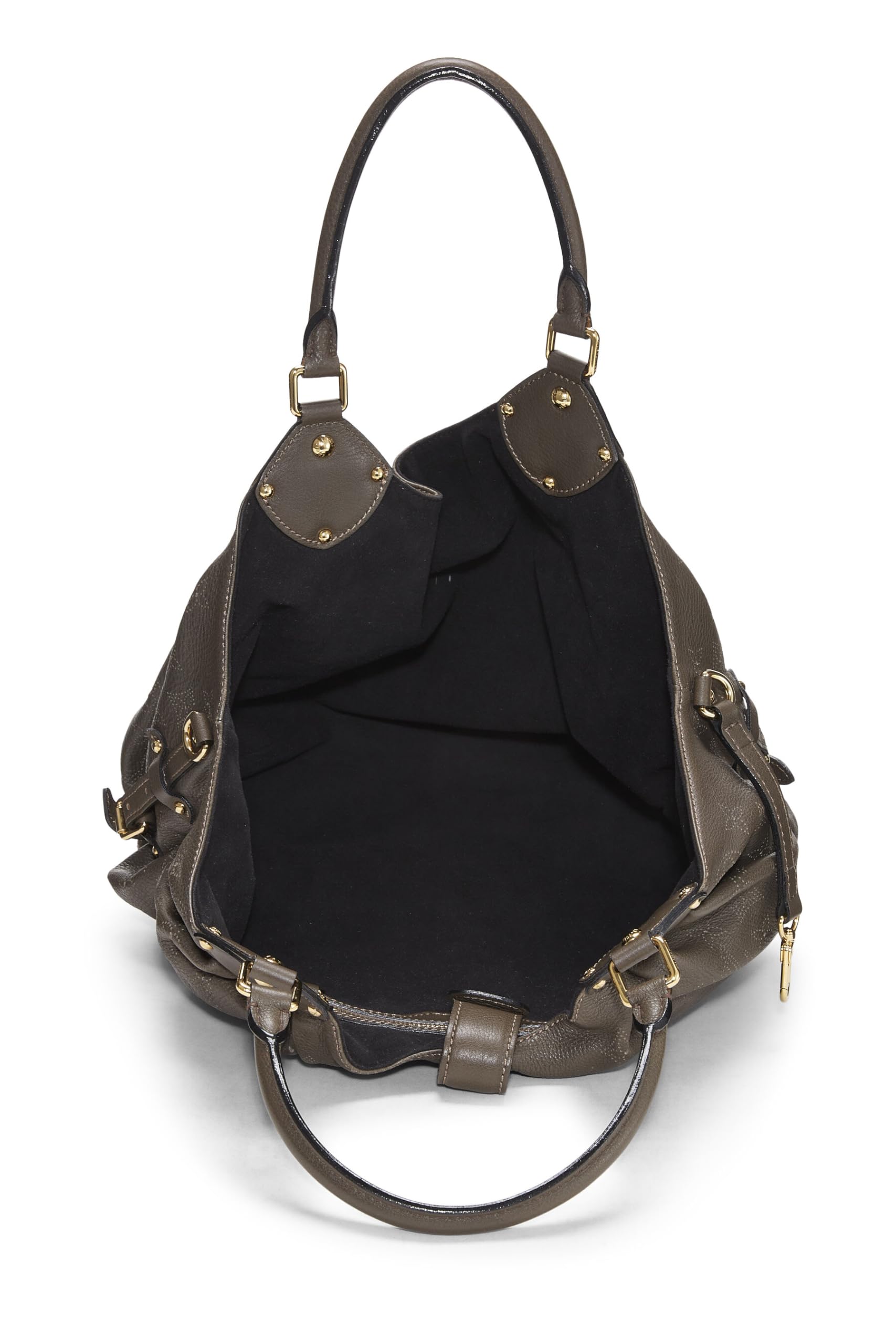 Louis Vuitton,  Brown Monogram Mahina Large, Grey