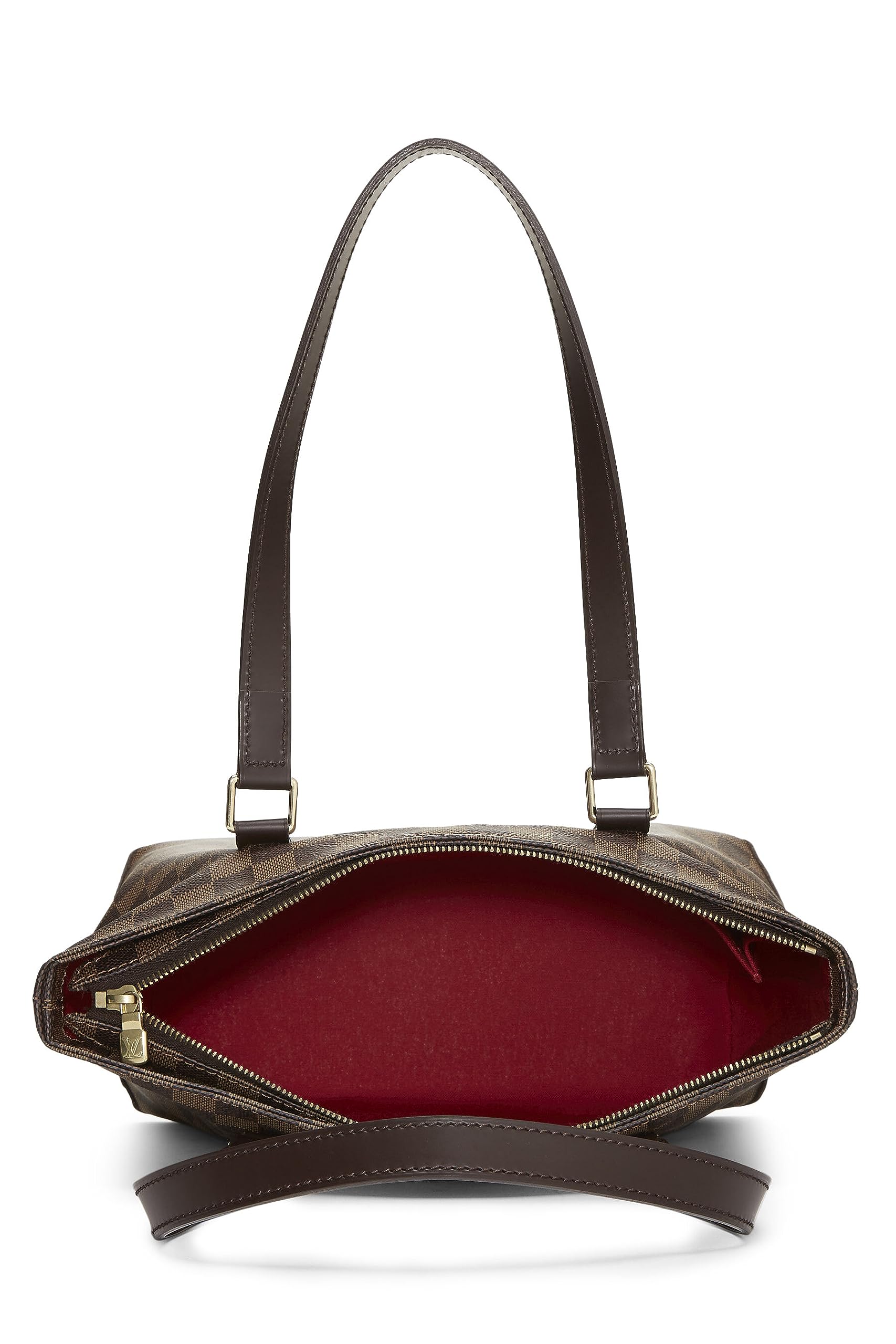 Louis Vuitton,  Damier Ebene Cabas Piano, Brown