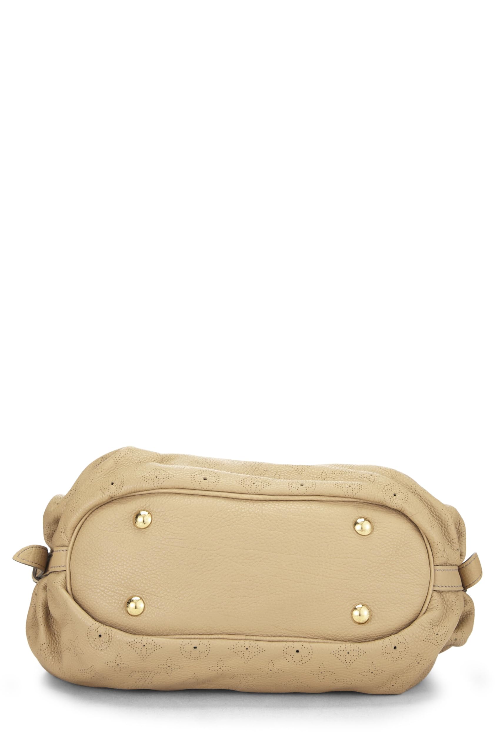 Louis Vuitton,  Beige Monogram Mahina Leather XS, Beige