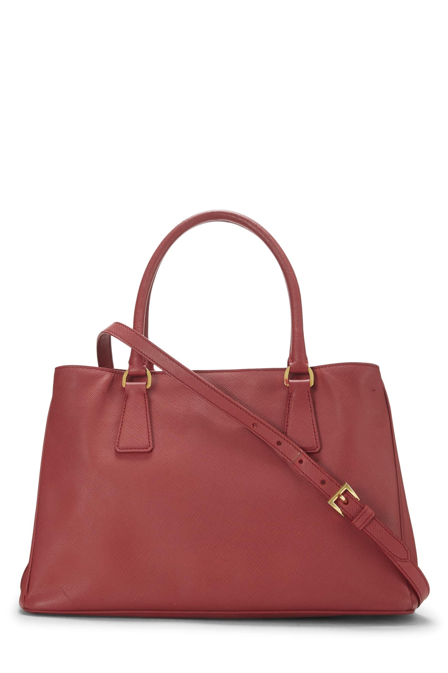 Prada Executive Tote Saffiano Red Small Tote Bag