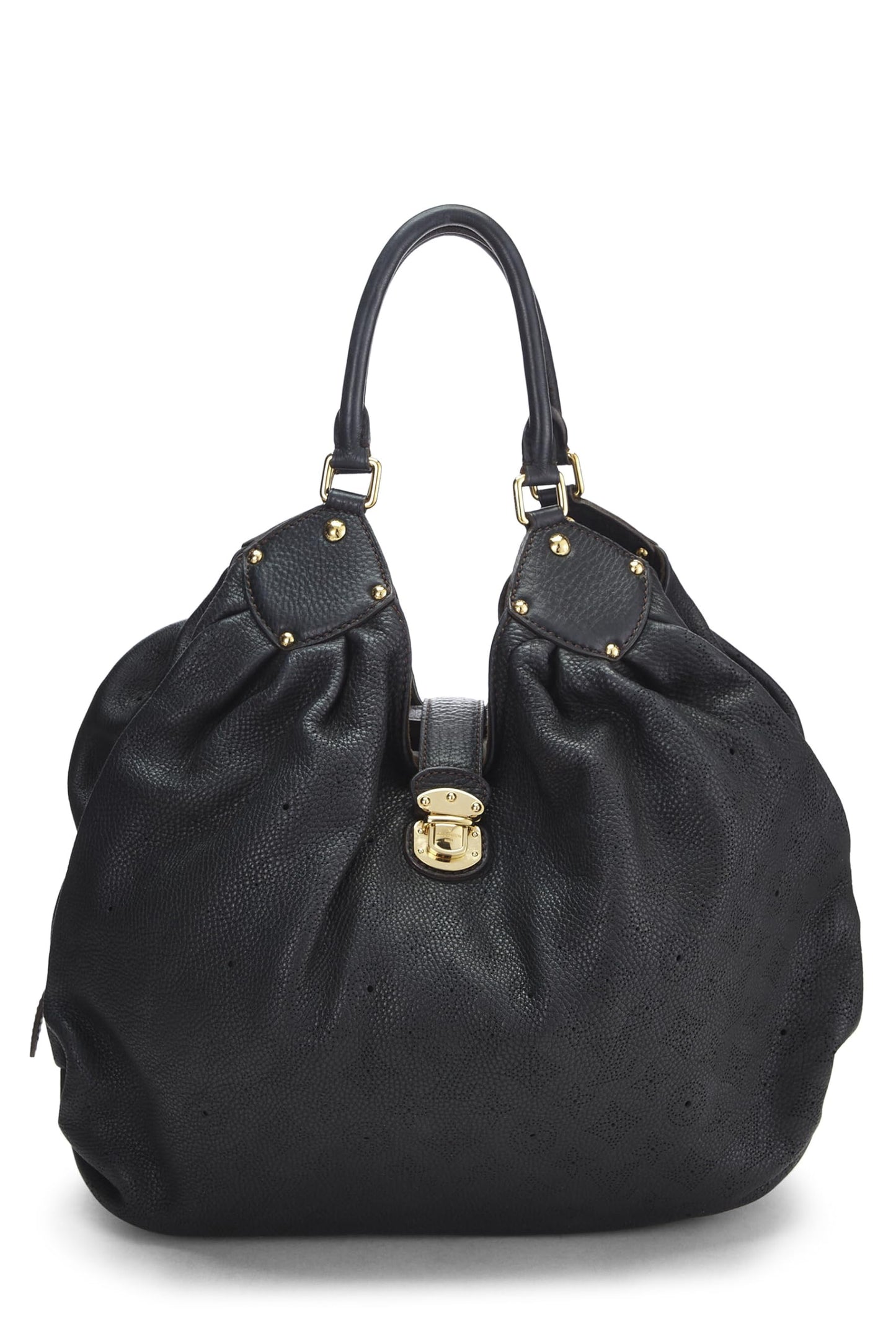 Louis Vuitton,  Black Monogram Mahina XL, Black