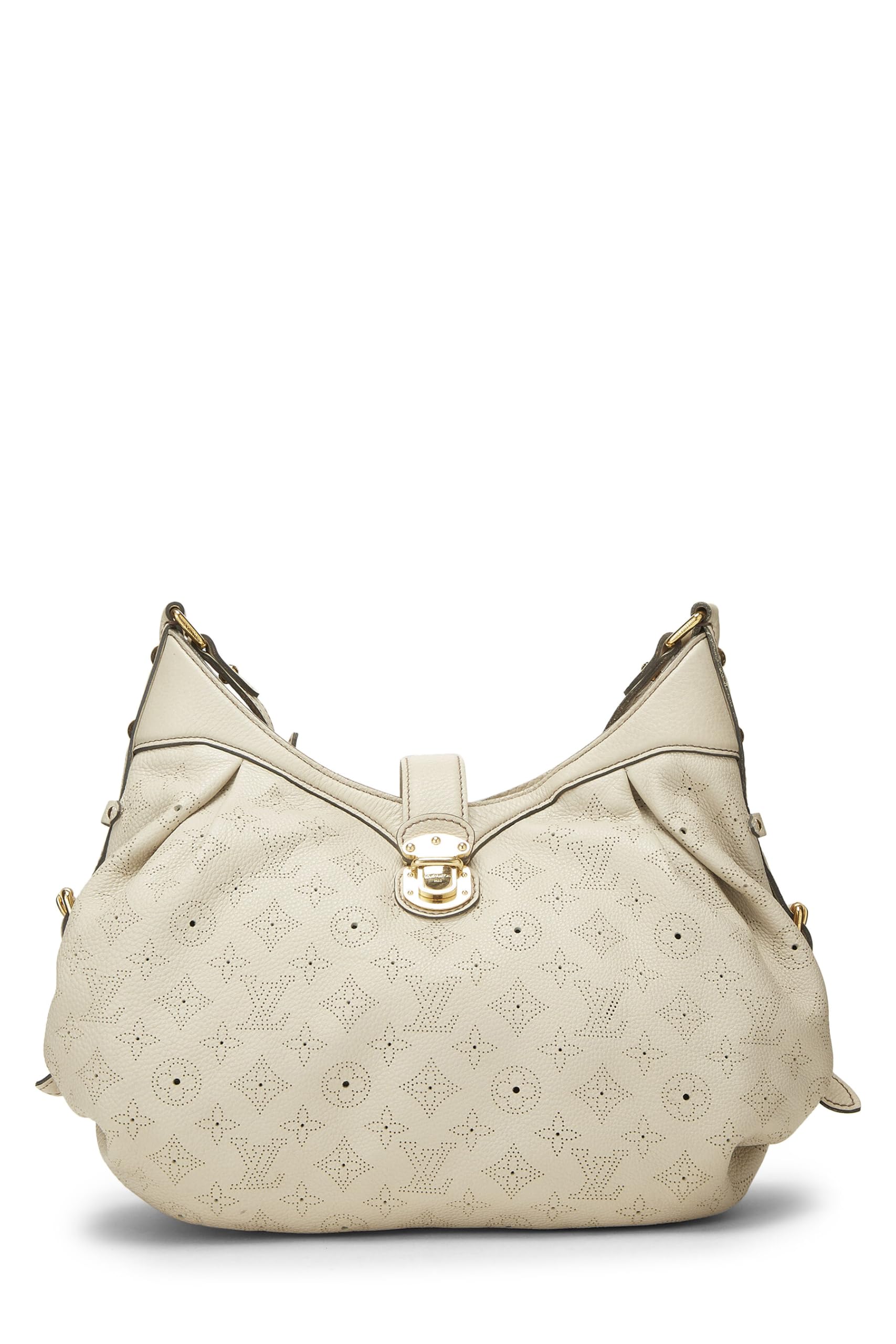 Louis Vuitton,  White Monogram Mahina Leather XS, White