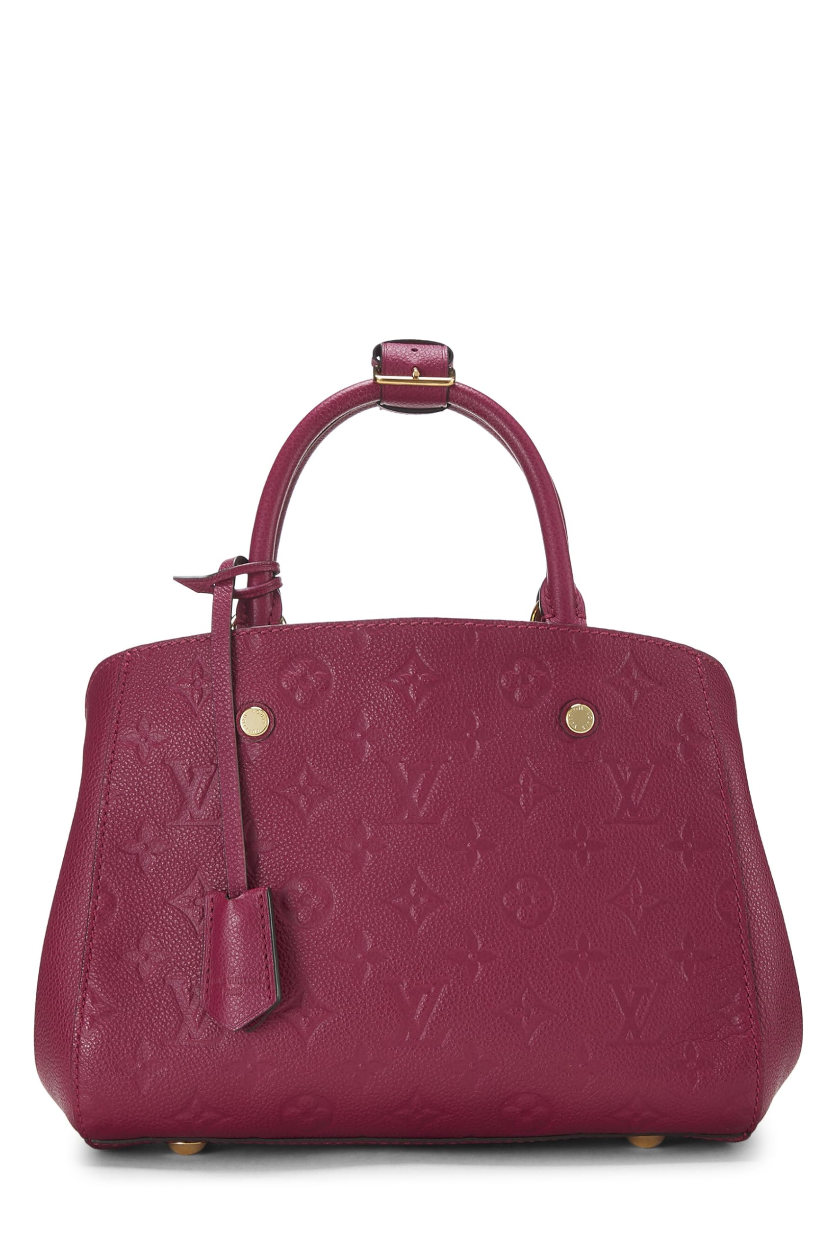 Louis Vuitton,  Pink Monogram Empreinte Montaigne BB, Pink