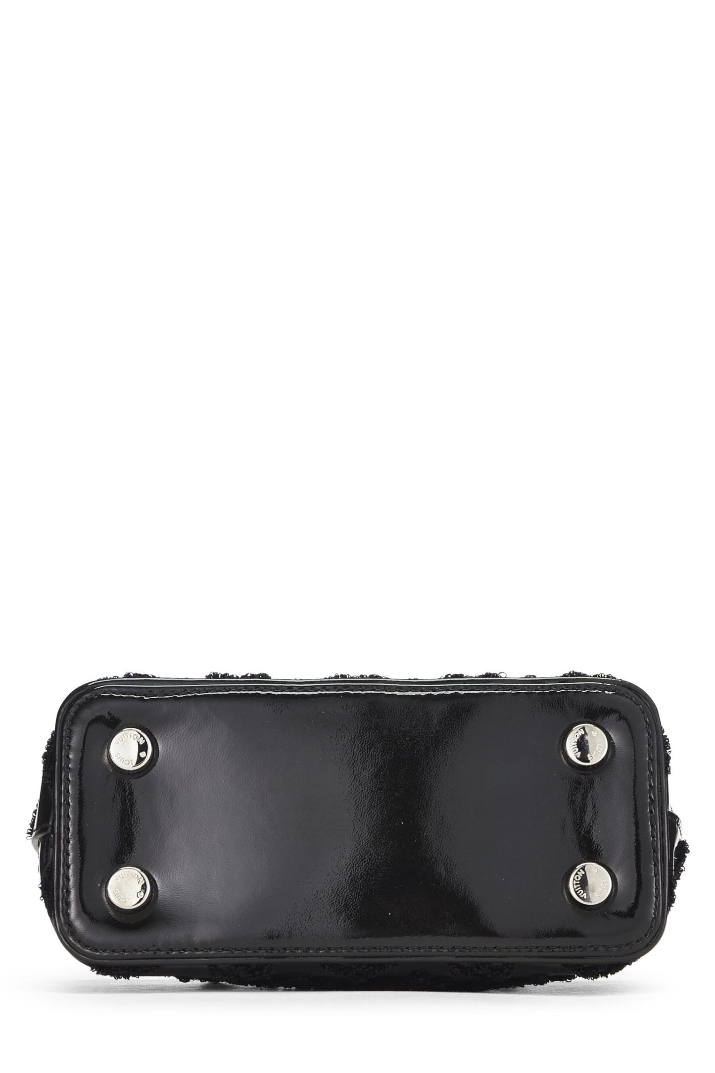Louis Vuitton,  Black Monogram Patent Leather Fascination Lockit BB, Black