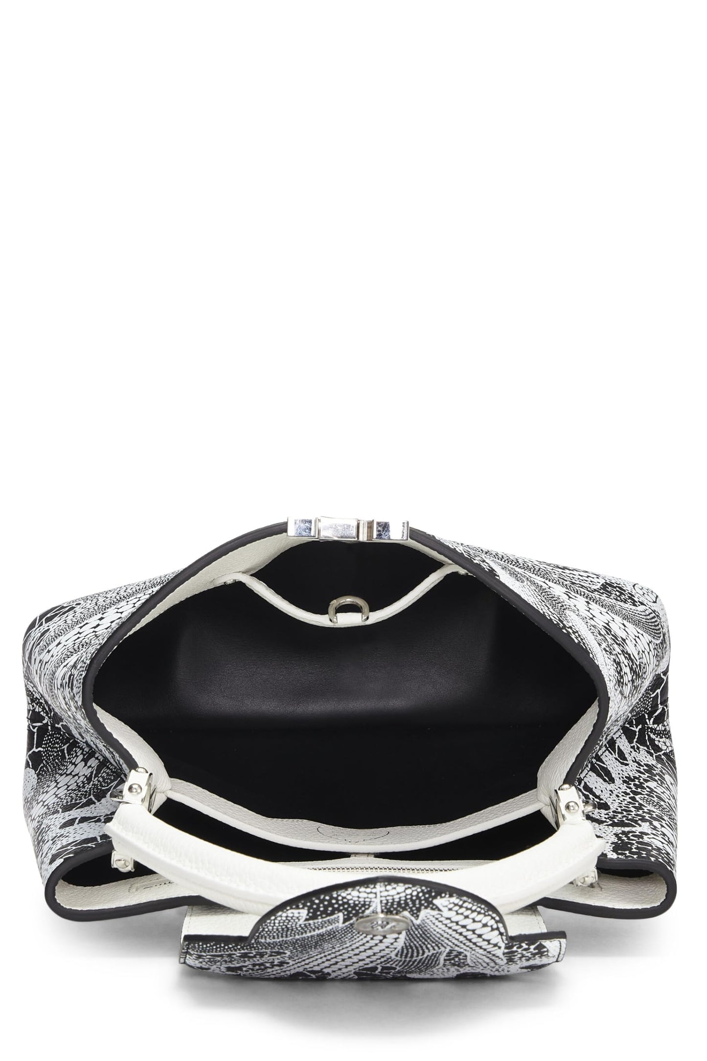 Louis Vuitton,  LV x YK Black & White Taurillon Capucines MM, Multi