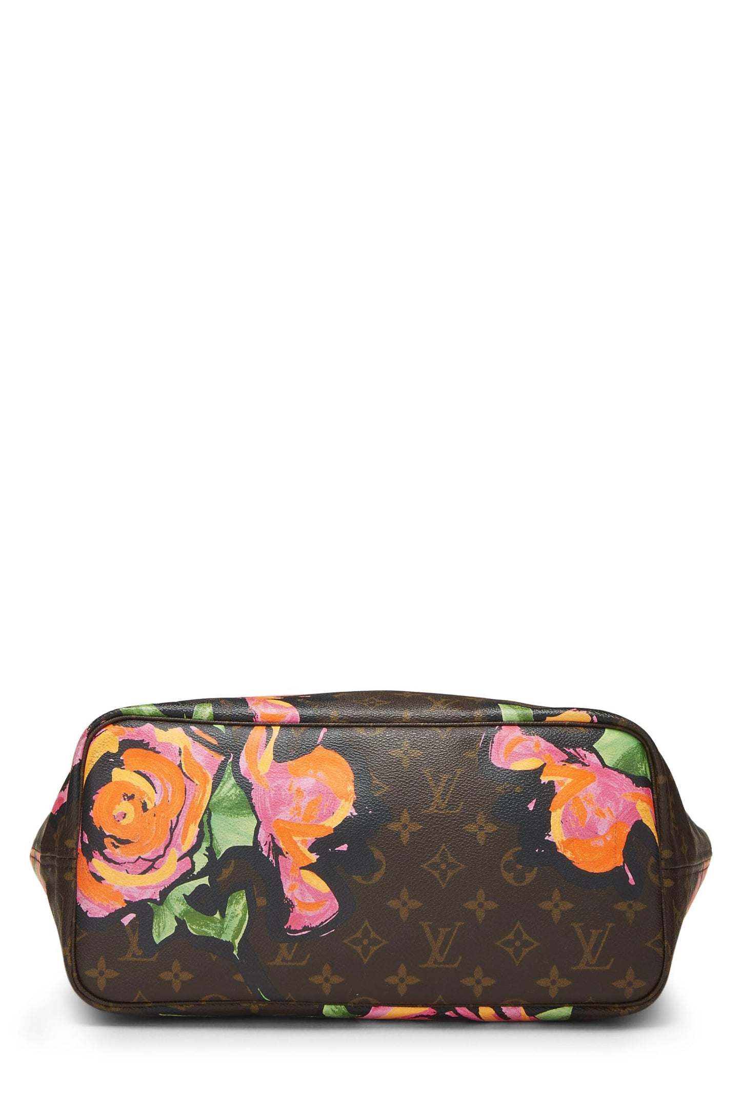 Louis Vuitton,  Stephen Spro  x Louis Vuitton Monogram Canvas Roses Neverfull MM, Brown