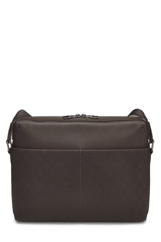 Louis Vuitton,  Brown Damier Infini Calypso MM, Brown