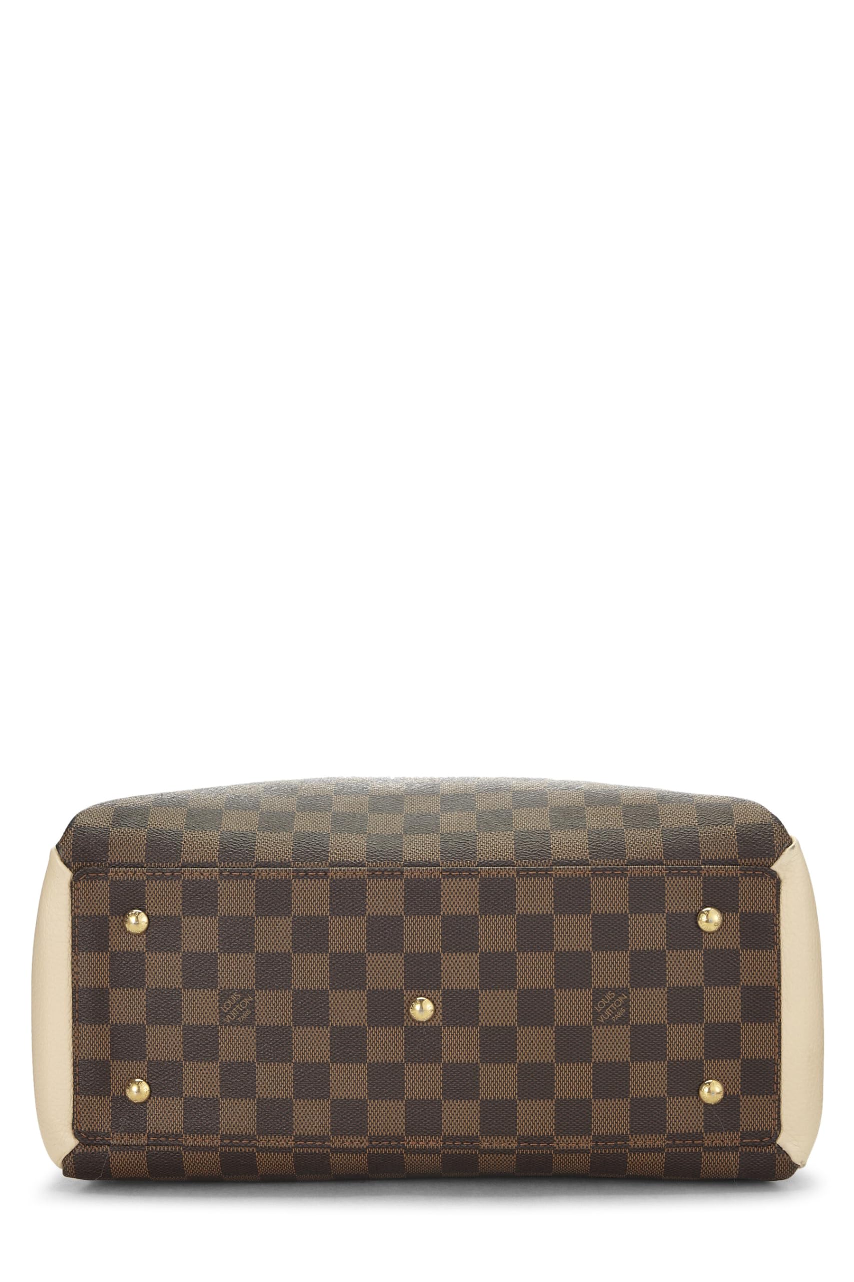 Louis Vuitton,  Cream Damier Ebene Normandy, White