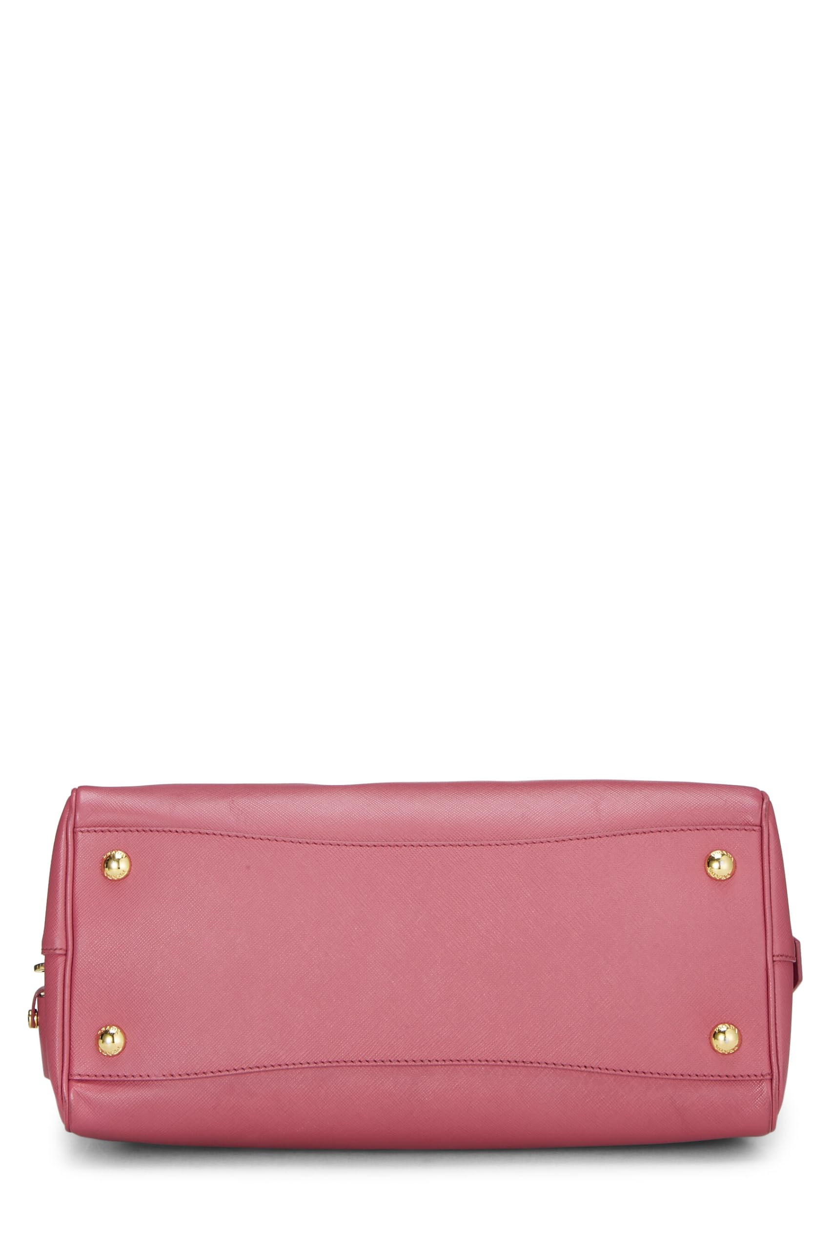 Prada Boston Luxury Handbag Saffiano Pink Travel Bag