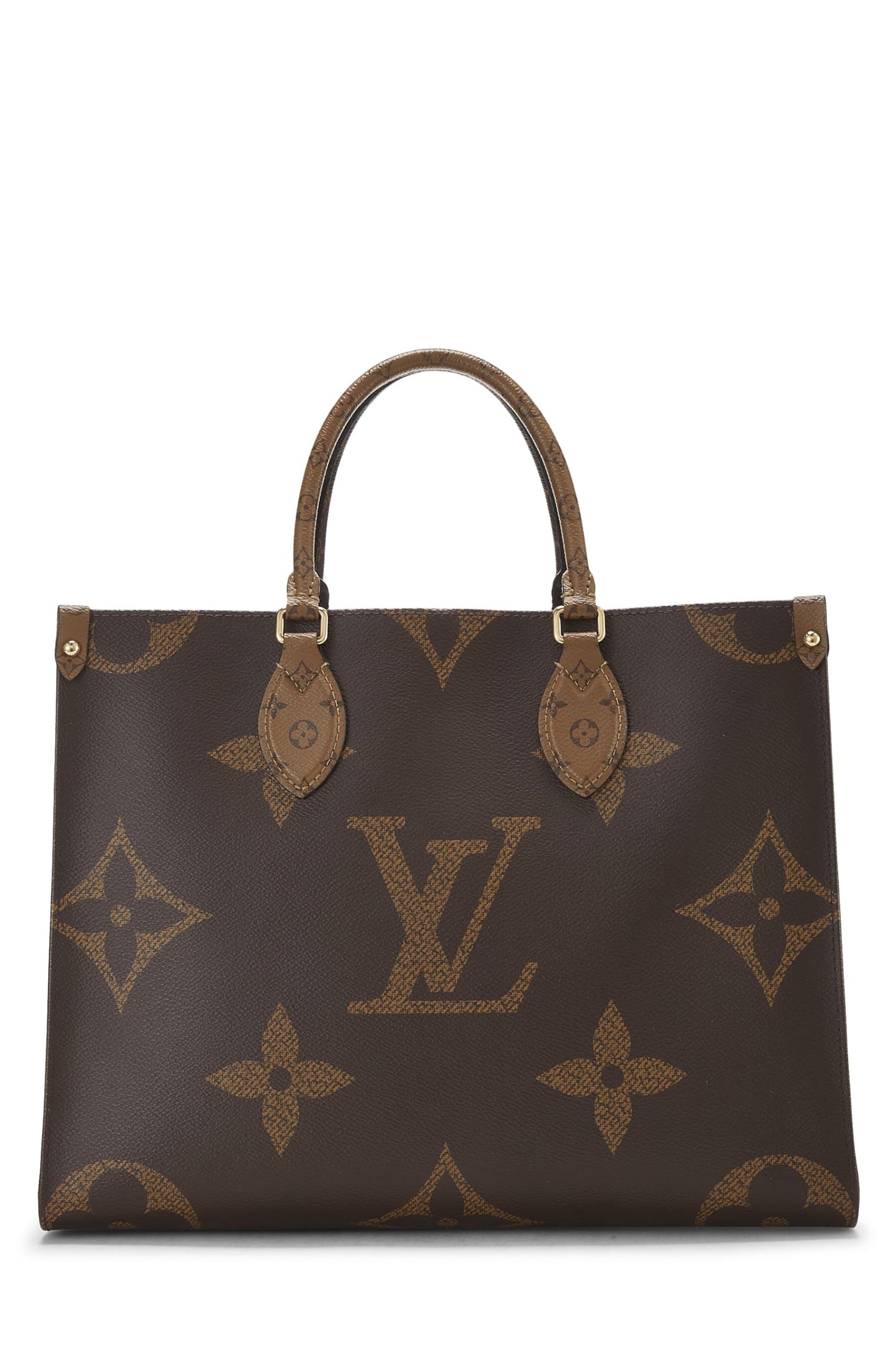 Louis Vuitton,  Brown Giant Monogram On The Go MM, Brown
