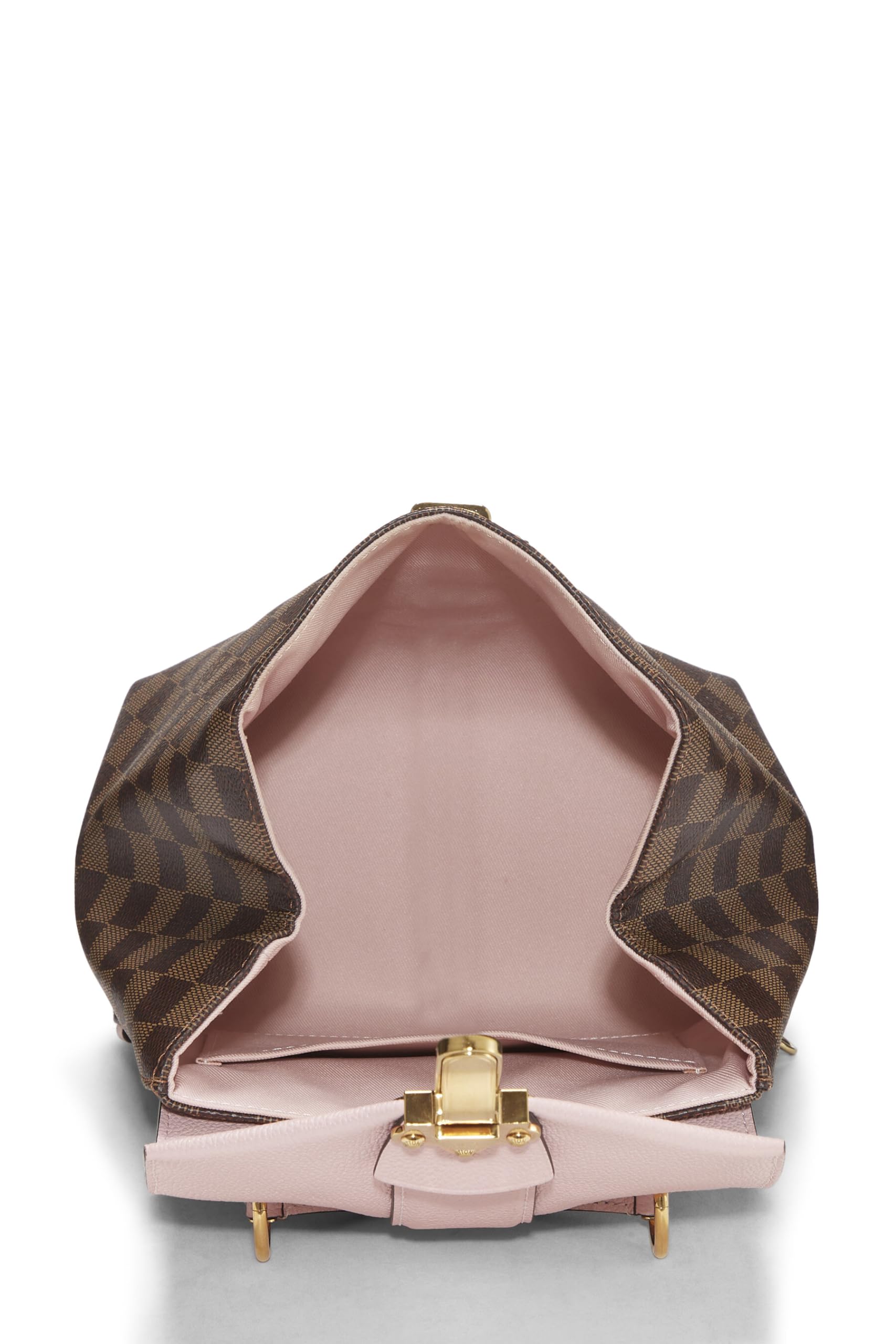 Louis Vuitton,  Pink Damier Ebene Clapton Backpack, Pink