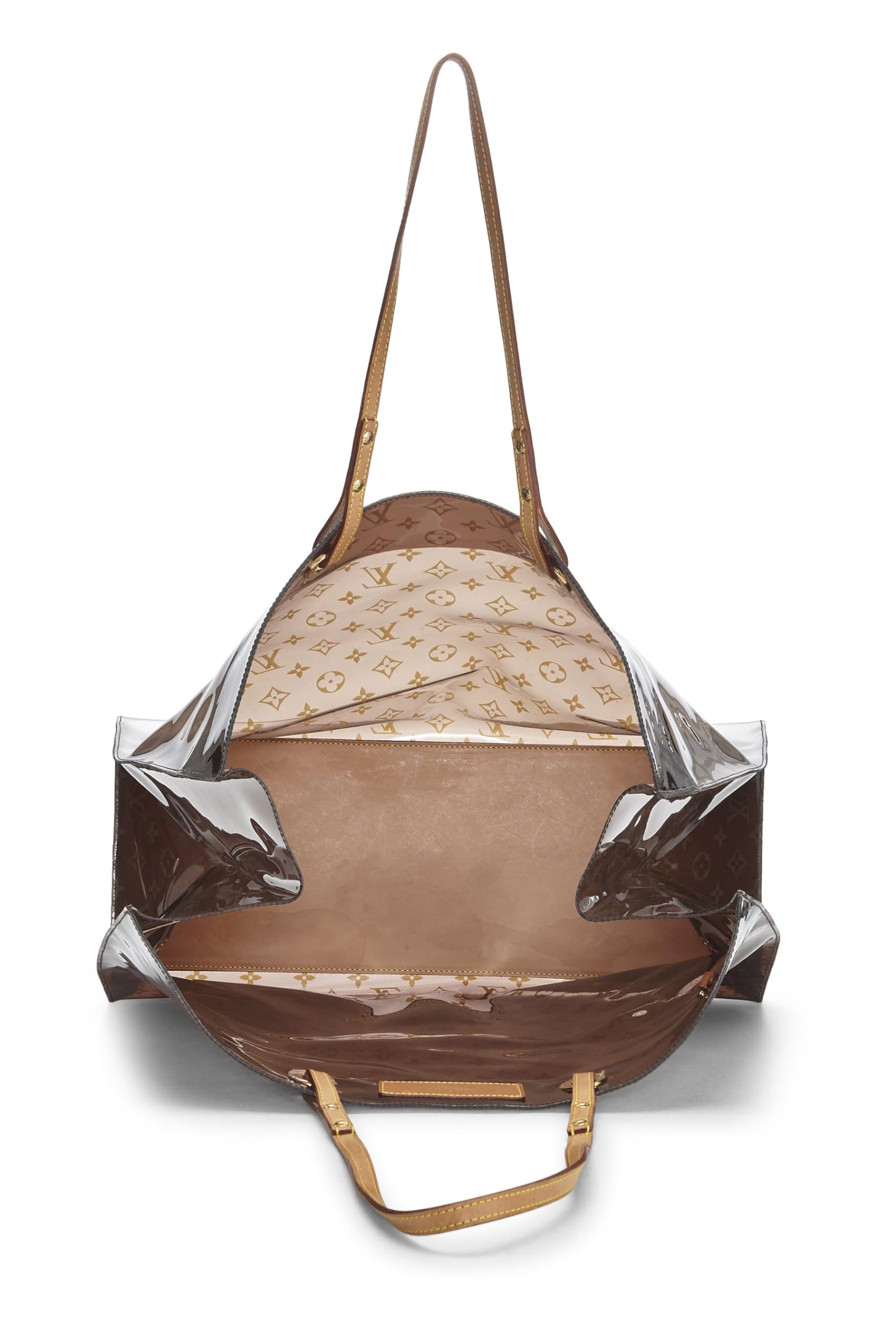 Louis Vuitton,  Brown Monogram Vinyl Cruise Cabas Tote GM, Brown