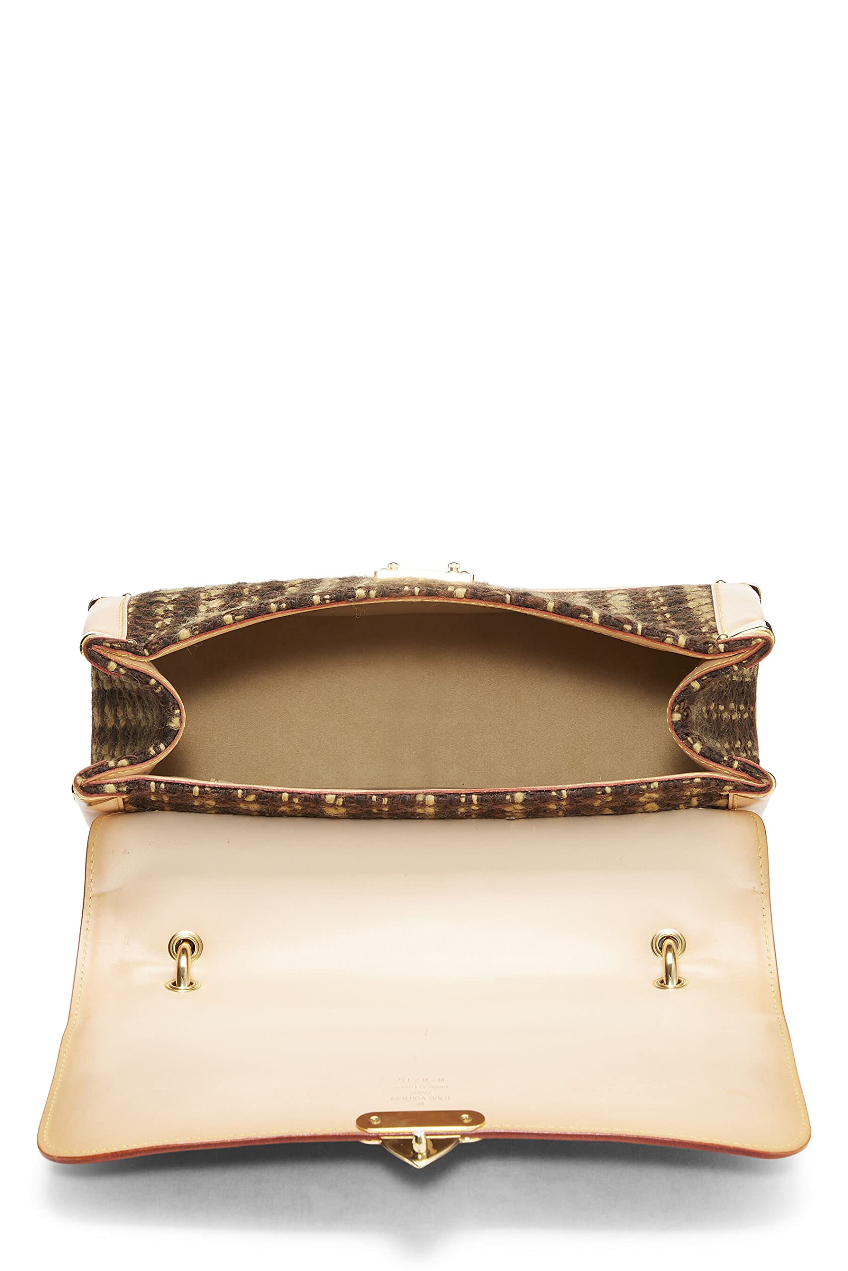 Louis Vuitton,  Monogram Tweedy Zip Shoulder Bag, Brown
