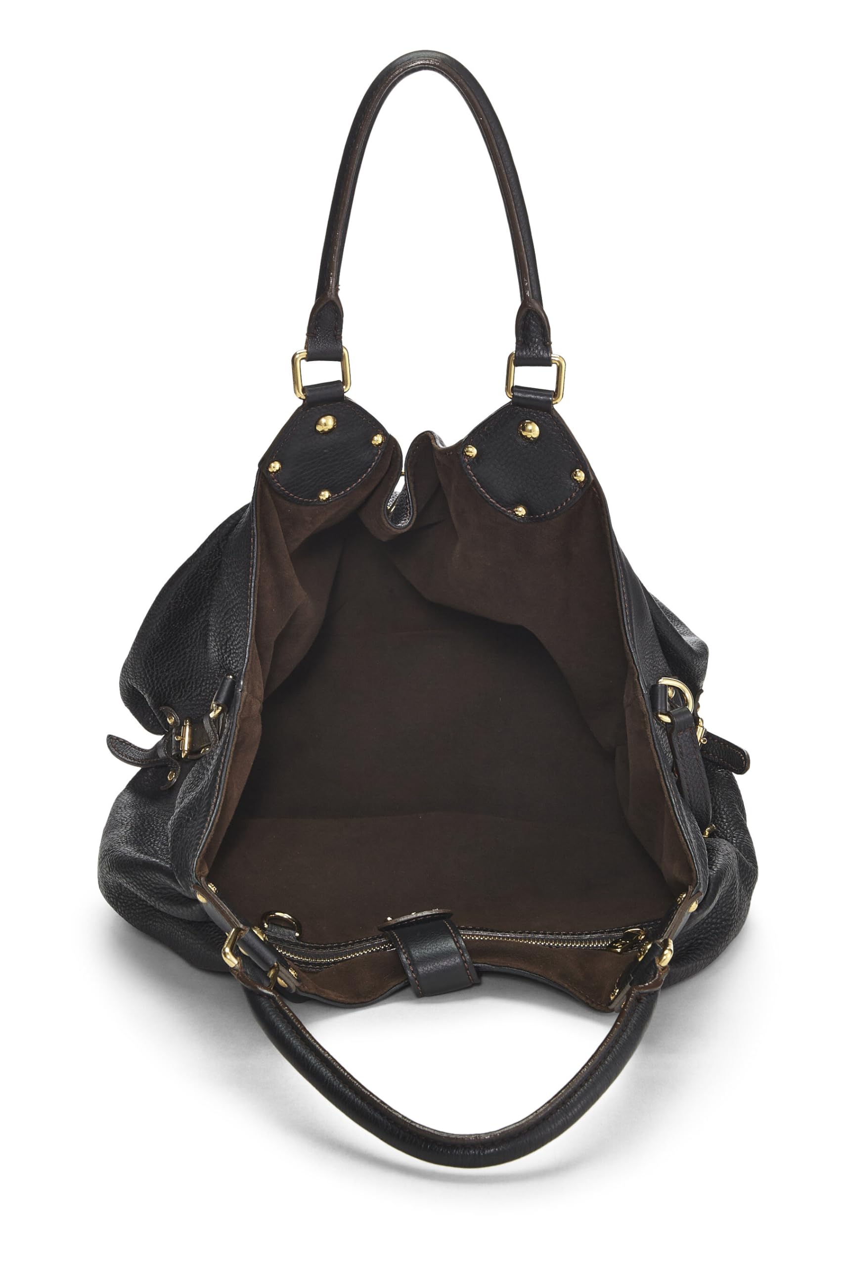 Louis Vuitton,  Black Monogram Mahina Large, Black