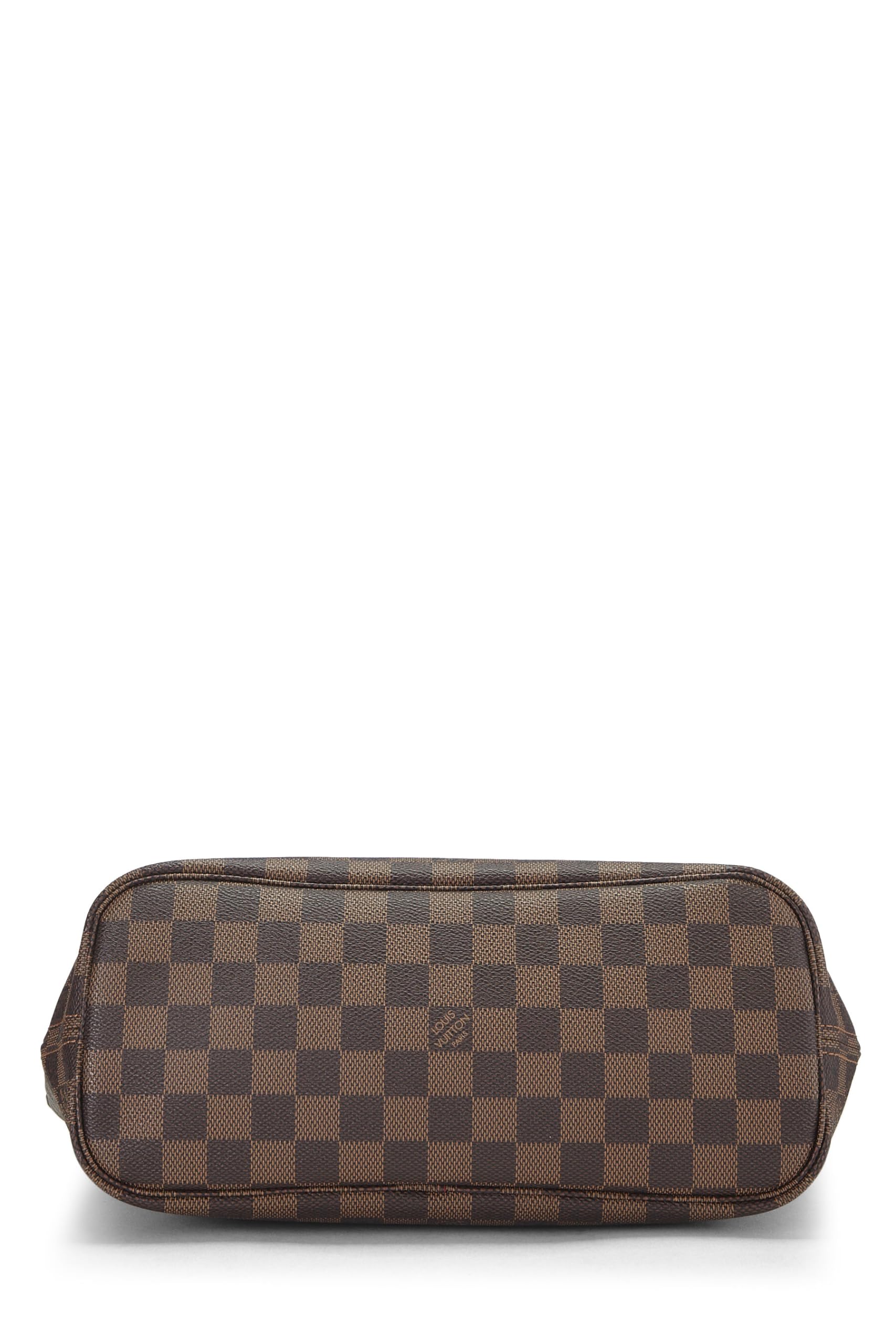 Louis Vuitton,  Damier Ebene Neverfull PM, Brown