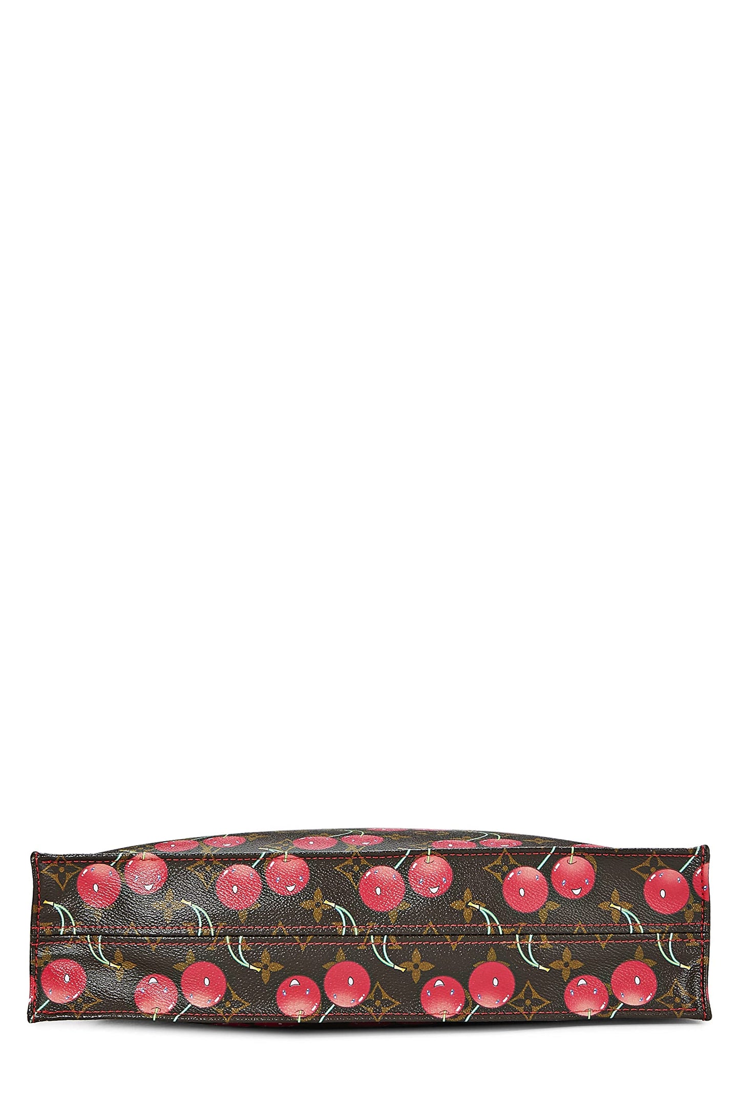 Louis Vuitton,  Takashi Murakami x Louis Vuitton Monogram Cerises Sac Plat, Brown