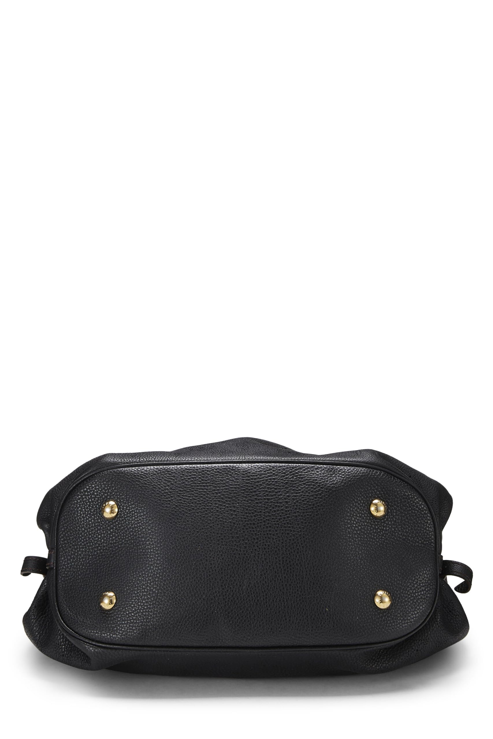 Louis Vuitton,  Black Monogram Mahina Large, Black