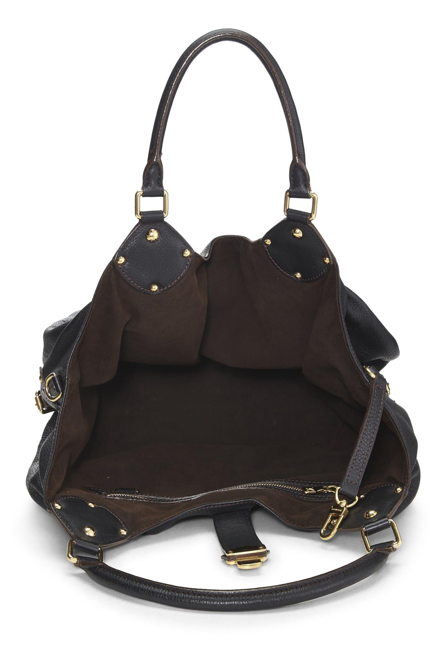 Louis Vuitton,  Black Monogram Mahina Large, Black