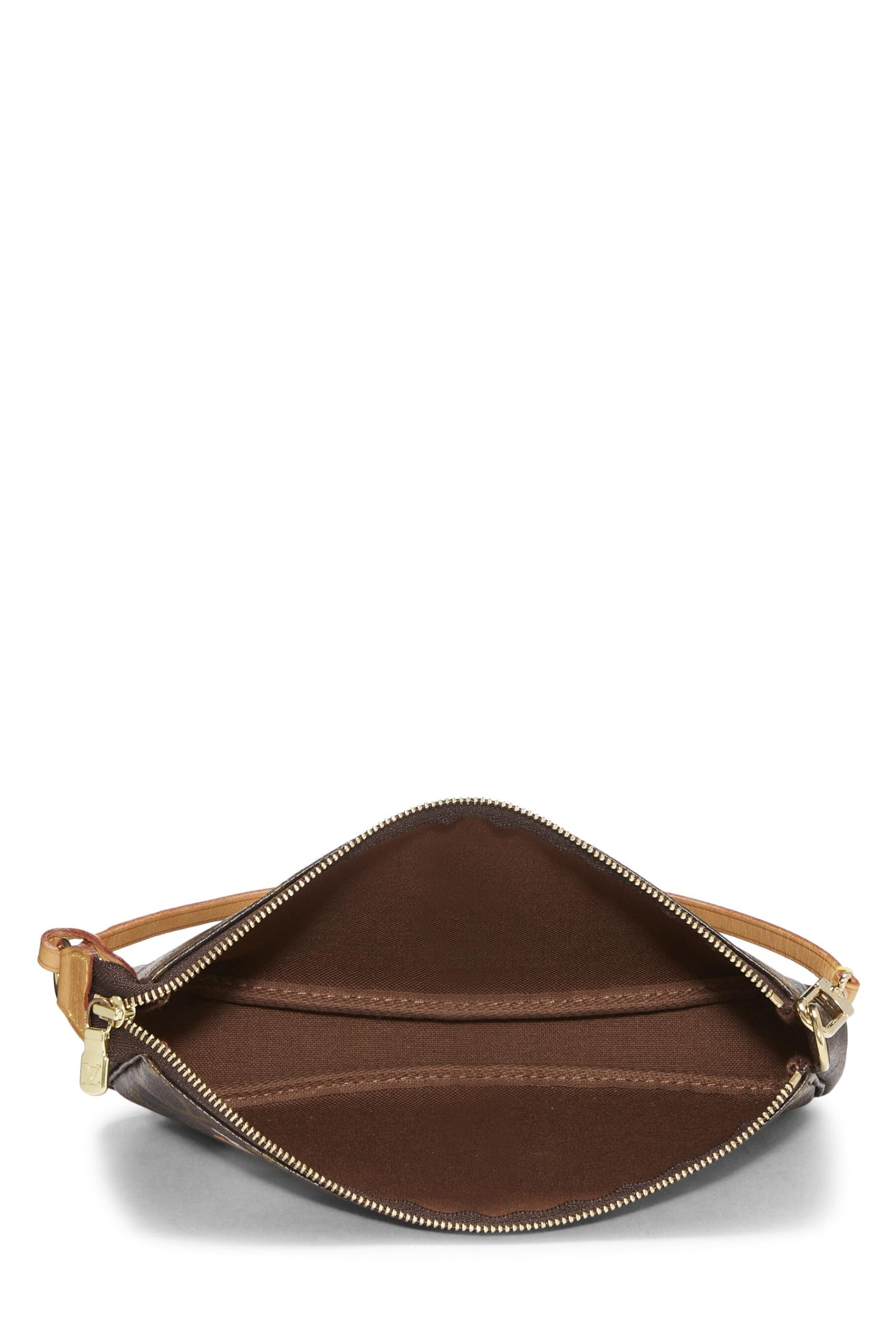 Louis Vuitton,  Takashi Murakami x Louis Vuitton Monogram Canvas Panda Pochette Accessoires, Brown