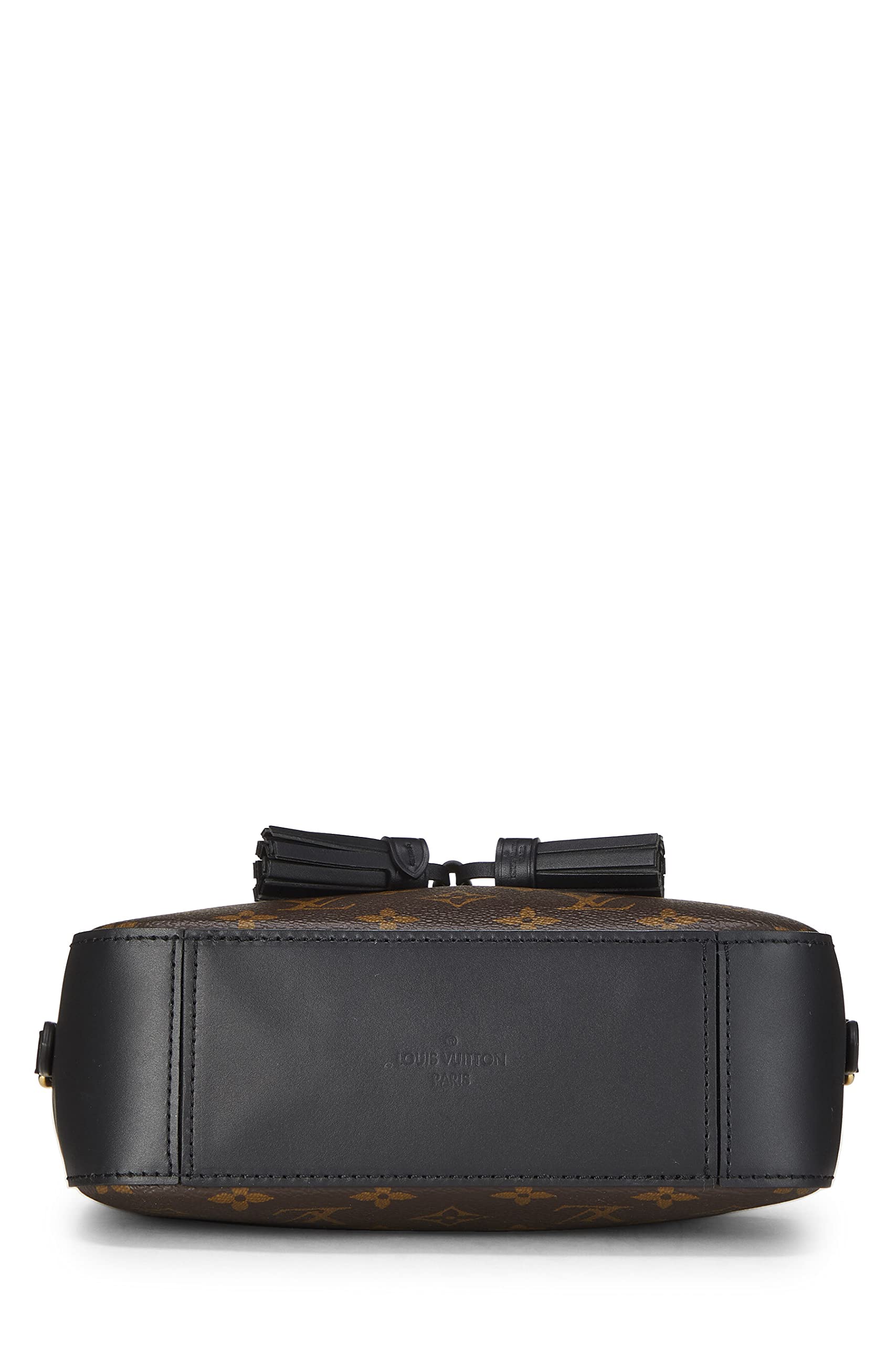 Louis Vuitton,  Black Monogram Canvas Saintonge, Black