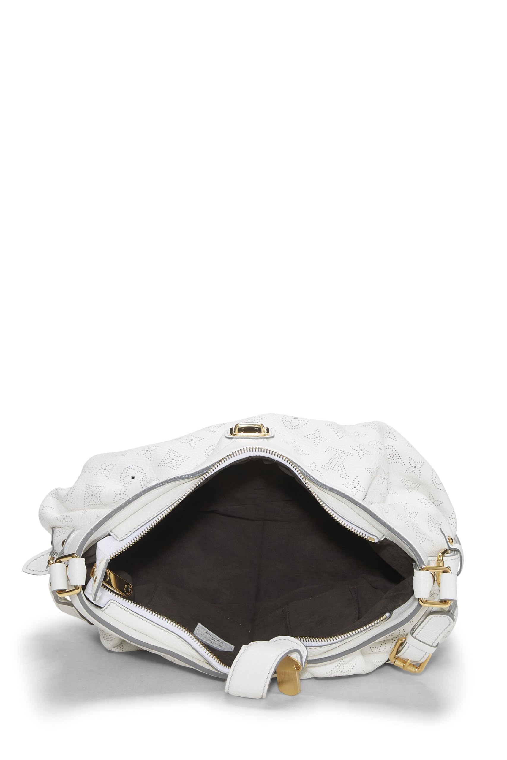 Louis Vuitton,  White Monogram Mahina Leather XS, White