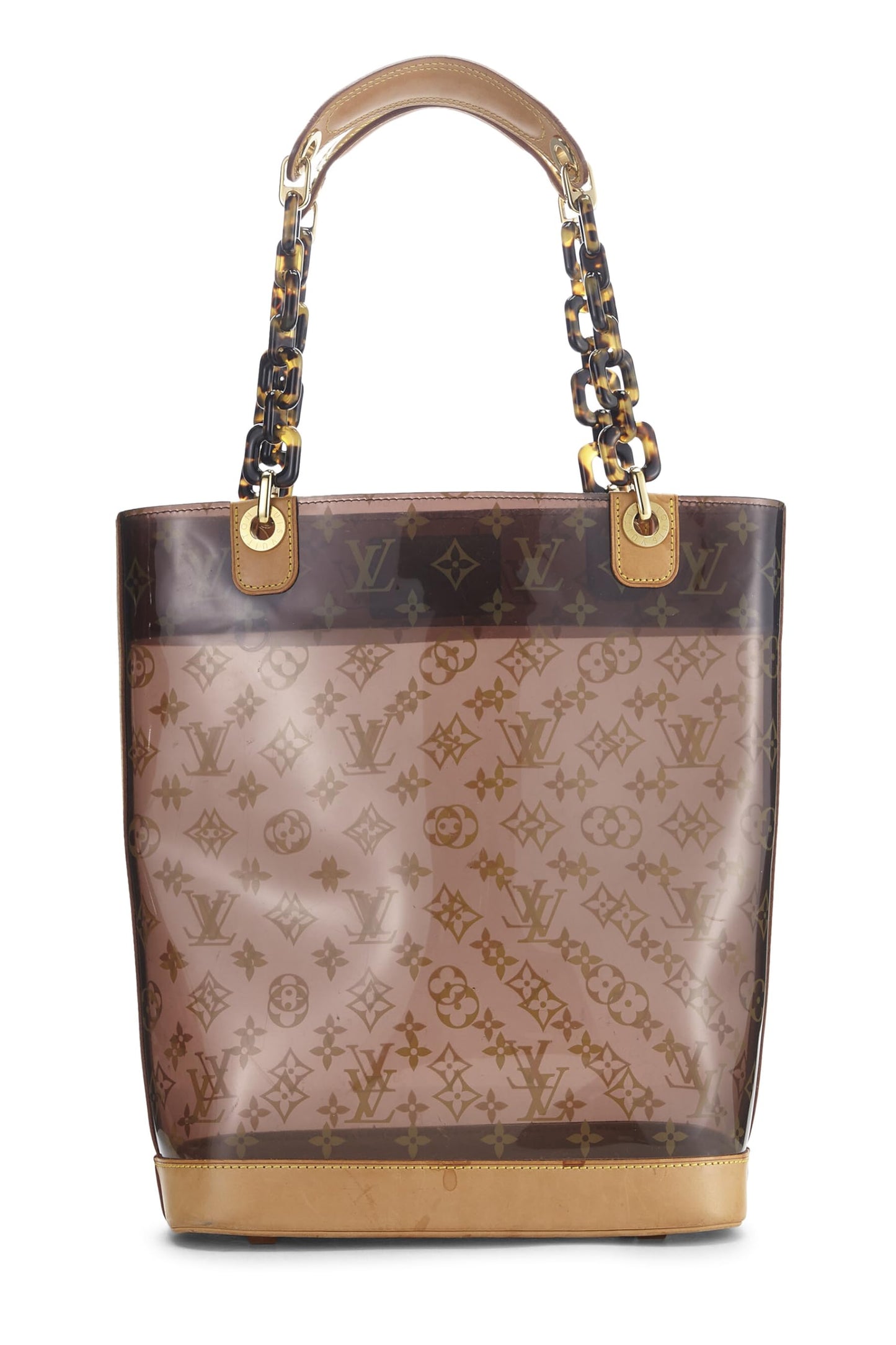 Louis Vuitton,  Monogram Ambre Vinyl Cabas MM, Brown