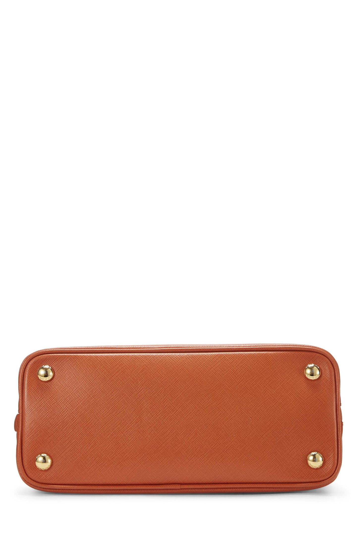 Prada Promenade Luxury Handbag Saffiano Orange Small Travel Bag